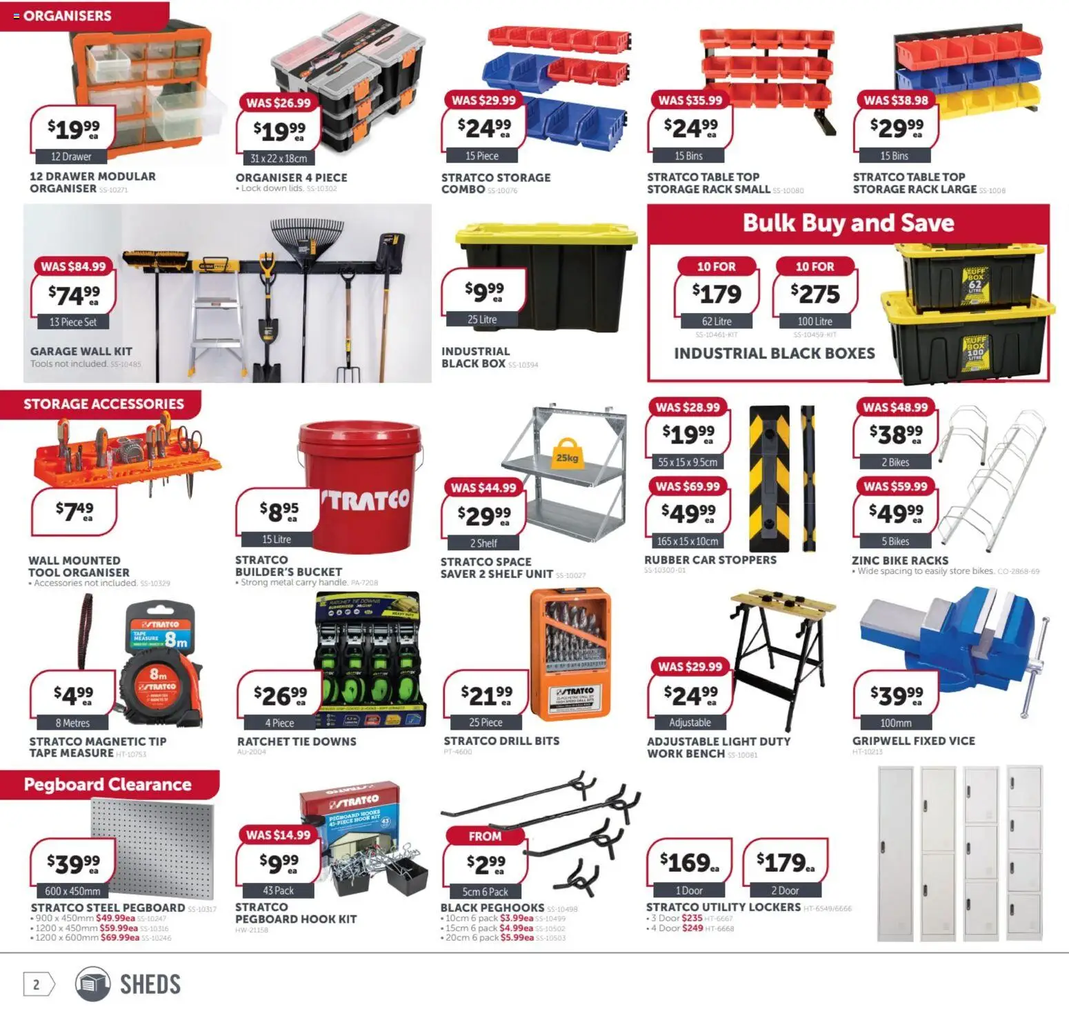 Stratco catalogue - valid from 17.04.2026 | Page: 2 | Products: Bucket, Box, Door, Tools