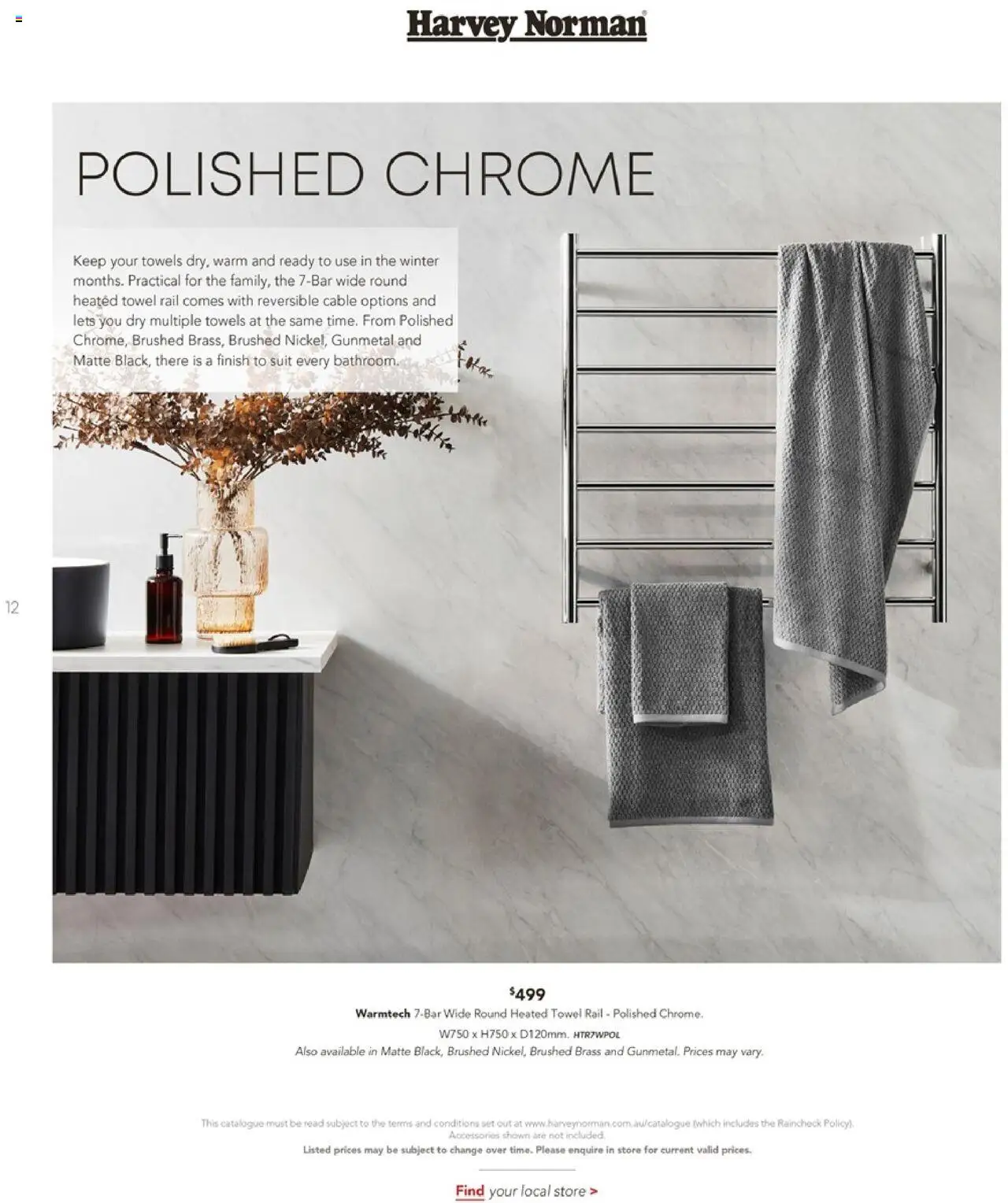 Harvey Norman catalogue - valid from 12.06.2025 | Page: 12 | Products: Towels, Suit, Accessories, Cable