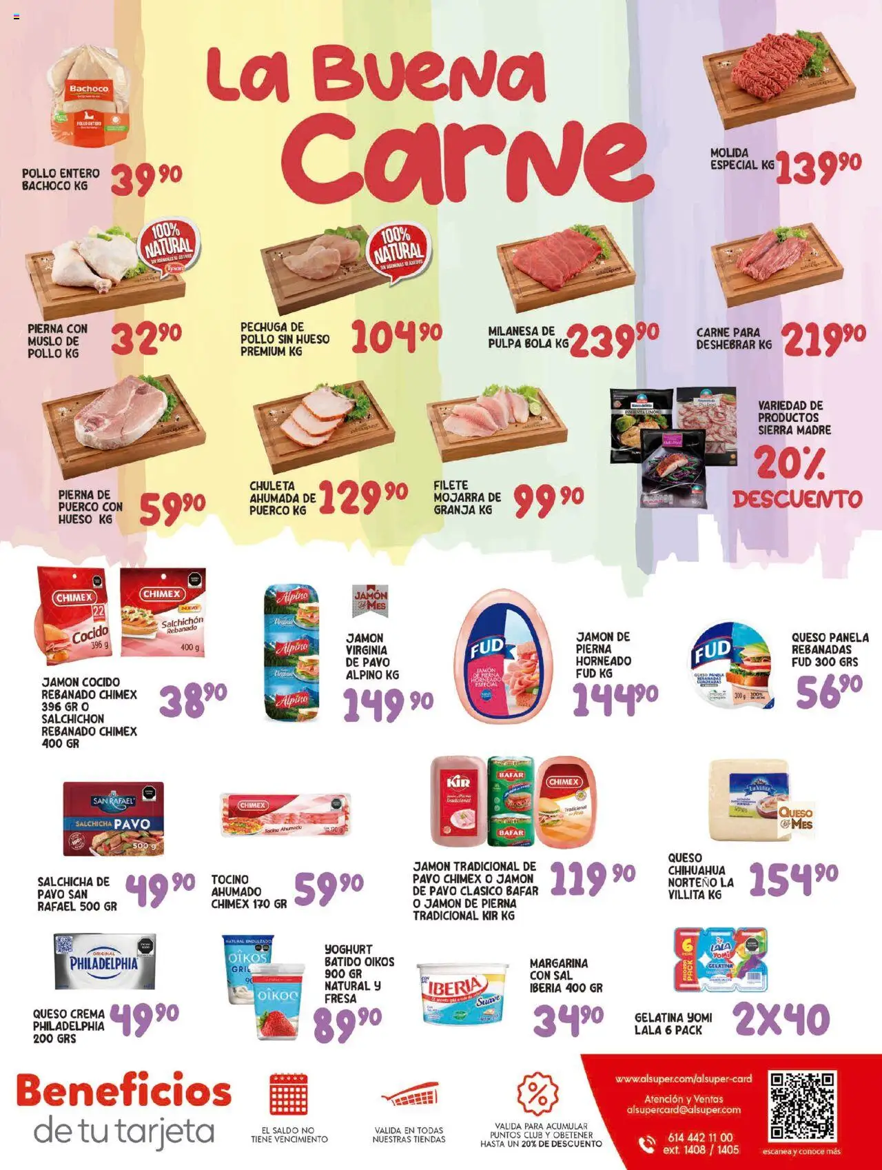 Nuevas ofertas de Alsuper válidas en toda la República Mexicana desde el 02.09.2025. ¡Encuentra las mejores ofertas en Alsuper - Folleto - Chihuahua Capital! | Página: 7 | Productos: Jamón cocido, Gelatina, Tocino, Crema