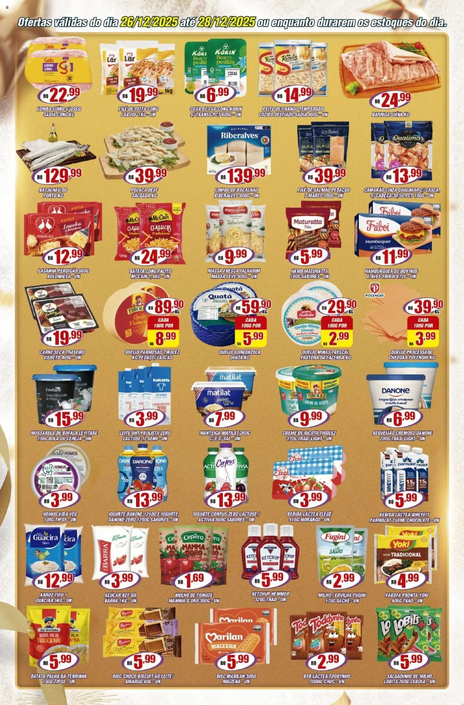 Violeta Supermercados Folheto - válido de 26.12.2025 | Página: 2 | Produtos: Molho de tomate, Camarão, Parmesão, Farofa