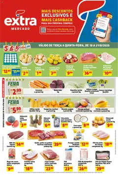 Extra - Ofertas de Mercado Terça e Quinta - Pré-Visualização do folheto da loja Extra, válido de 19.08.2025