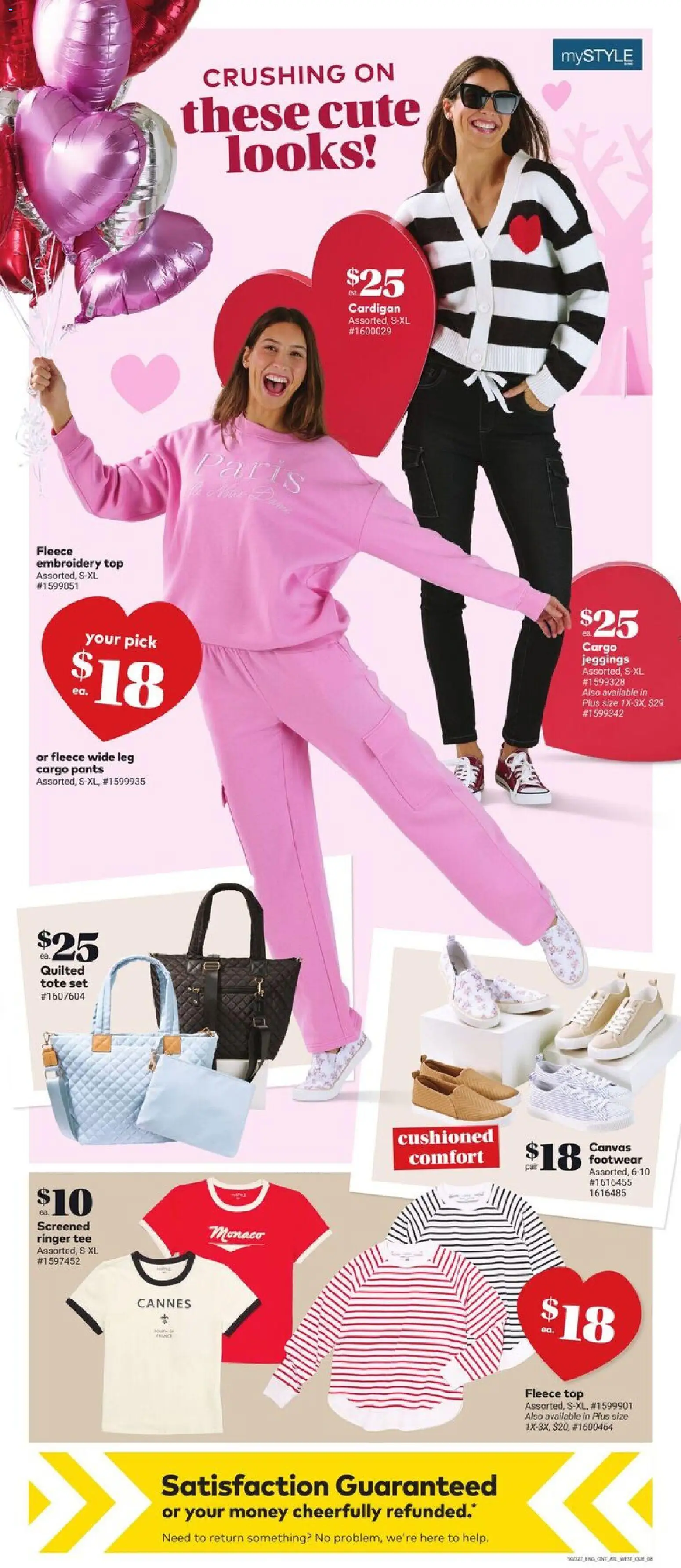Giant Tiger flyer valid from 04.02.2026 | Page: 10 | Products: Cardigan, Shoes, T-shirt, Pants