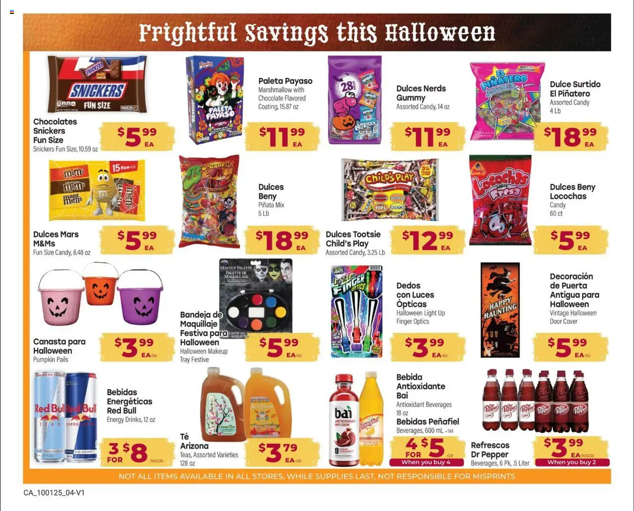 Cardenas Monthly Ad - valid from 02.10.2025 | Page: 4 | Products: Chocolate, Tea, Pepper, Pumpkin