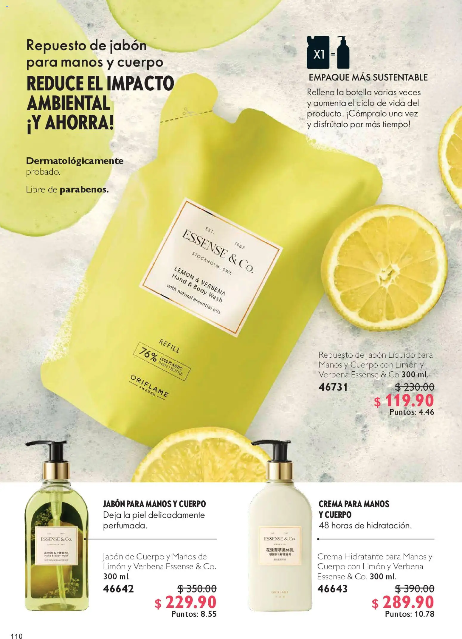 Nuevas ofertas de Oriflame válidas en toda la República Mexicana desde el 22.11.2025. ¡Encuentra las mejores ofertas en Oriflame Black Friday! | Página: 110 | Productos: Jabón líquido, Limón, Body, Jabón