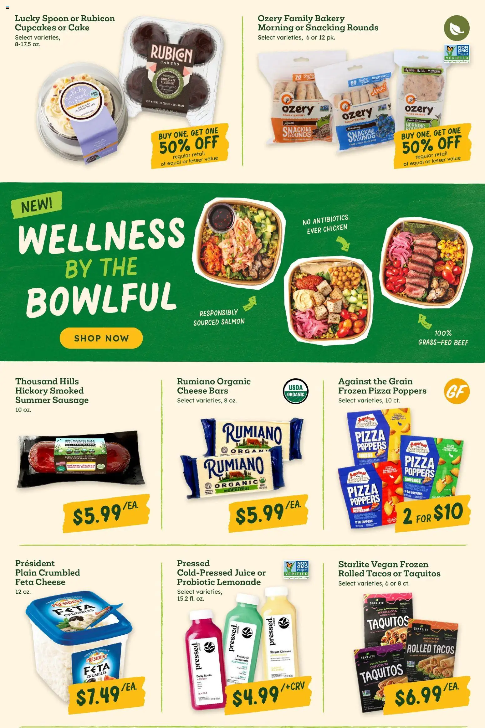 Sprouts Weekly Ad - valid from 26.12.2025 | Page: 7 | Products: Bakery, Cheese, Pizza, Beef