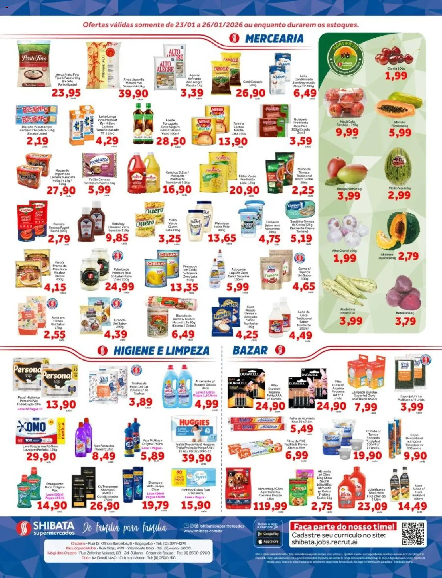 Shibata Folheto - válido de 23.01.2026 | Página: 2 | Produtos: Lâmpada, Alho, Feijão, Goiabada