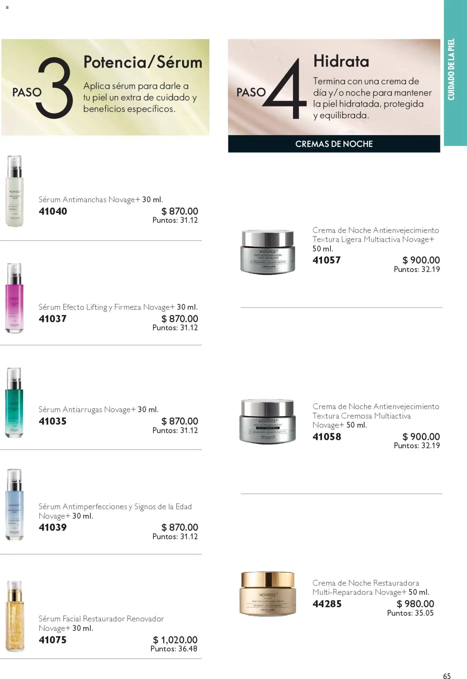 Nuevas ofertas de Oriflame válidas en toda la República Mexicana desde el 14.02.2026. ¡Encuentra las mejores ofertas en Oriflame campaña 3 2026! | Página: 65 | Productos: Serum, Crema