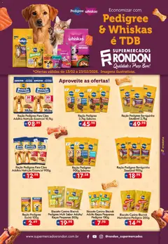 Supermercados Rondon - Ofertas Pets - Pré-Visualização do folheto da loja Supermercados Rondon, válido de 13.02.2026 | Página: 1
