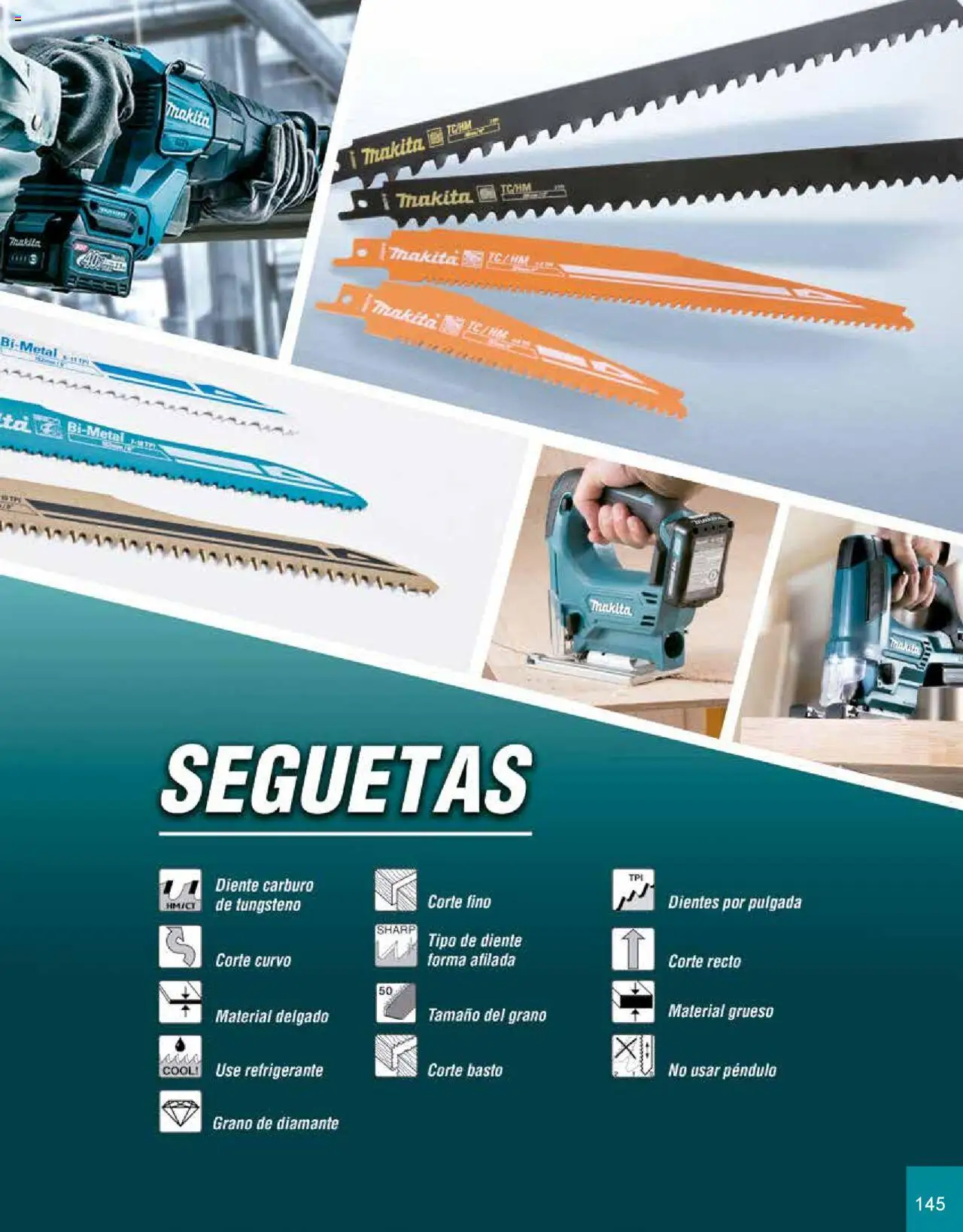 Nuevas ofertas de Makita válidas en toda la República Mexicana desde el 08.07.2024. ¡Encuentra las mejores ofertas en Makita catálogo Accesorios! | Página: 145