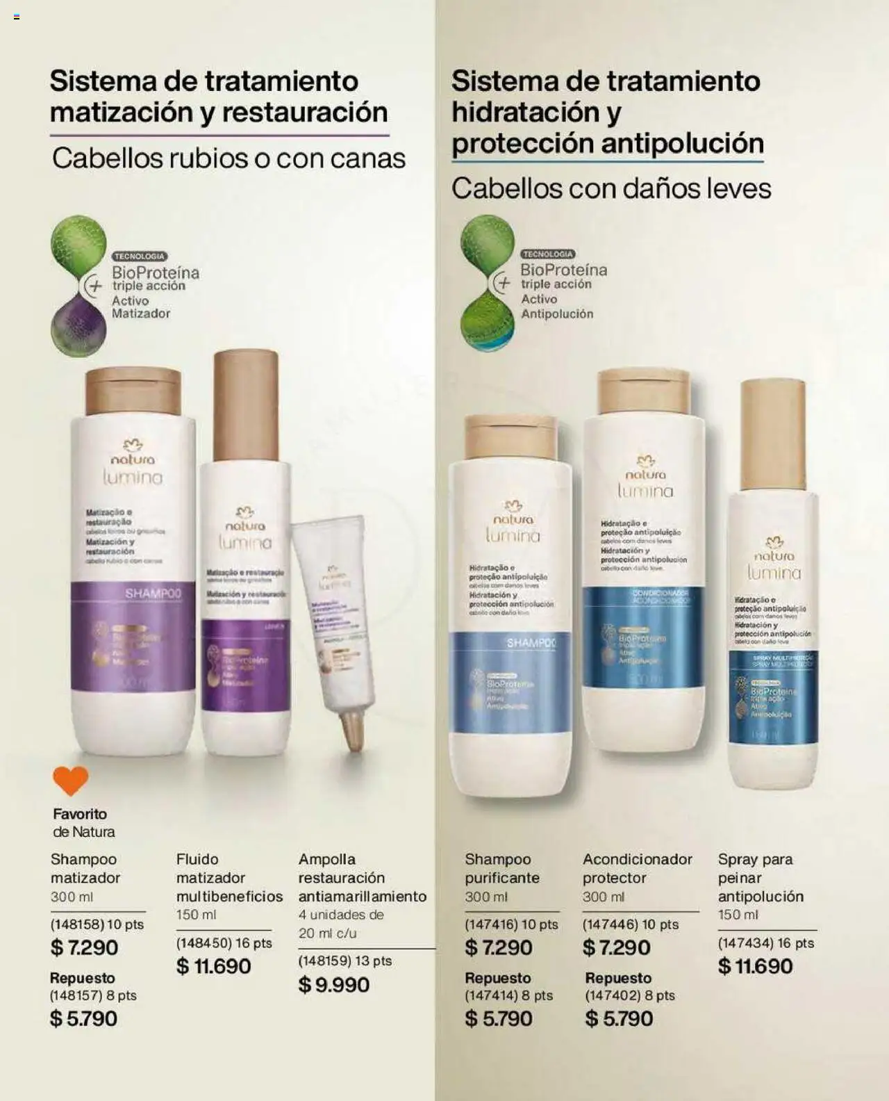 Natura catálogo │ válido desde el 22.07.2025 | Página: 131 | Productos: Ampolla, Acondicionador, Shampoo