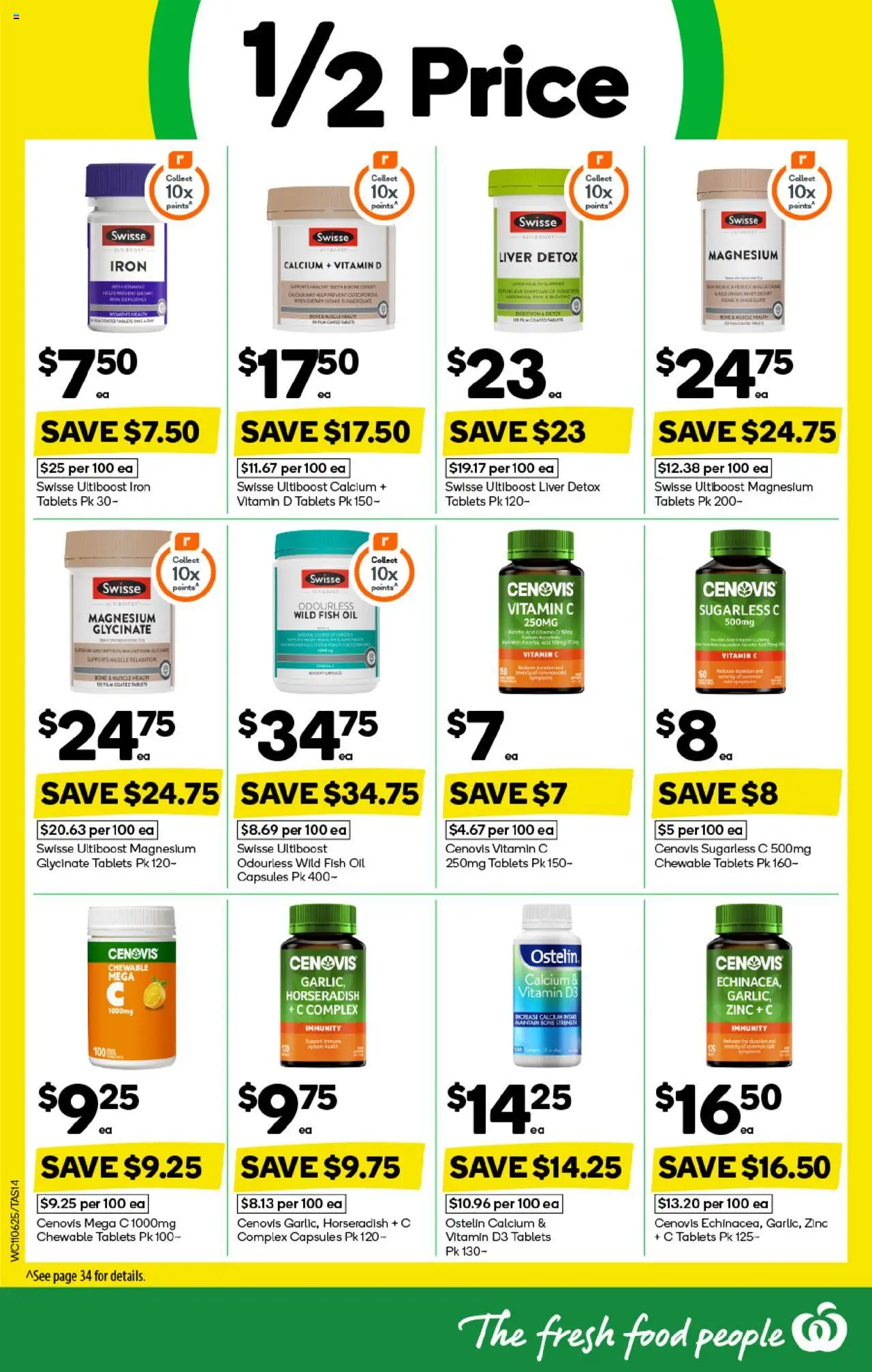 Woolworths catalogue - valid from 11.06.2025 | Page: 14 | Products: Oil, Fish oil, Vitamin, Zinc