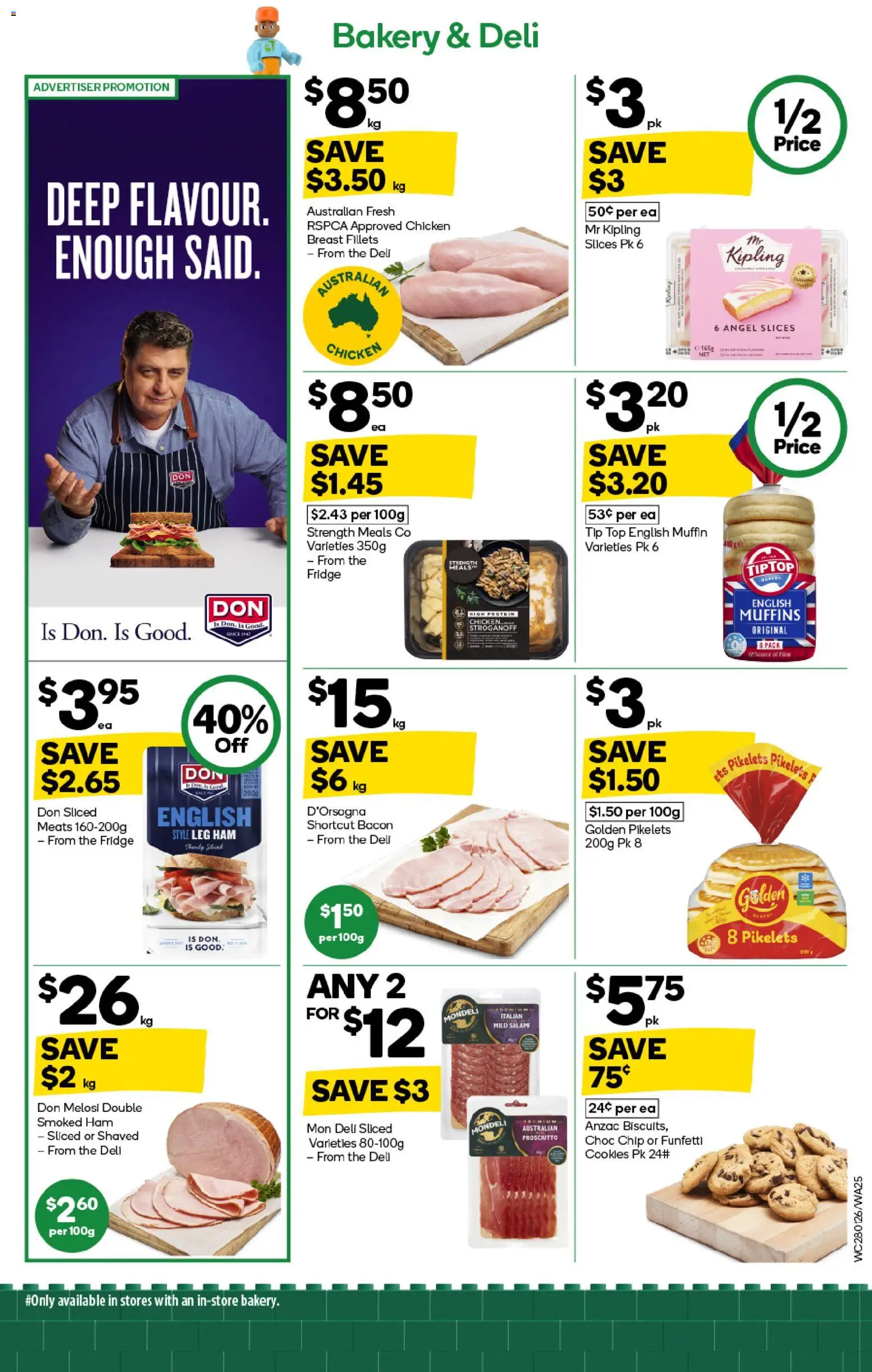 Woolworths catalogue - valid from 28.01.2026 | Page: 25 | Products: Salami, Ham, Fridge, Bakery