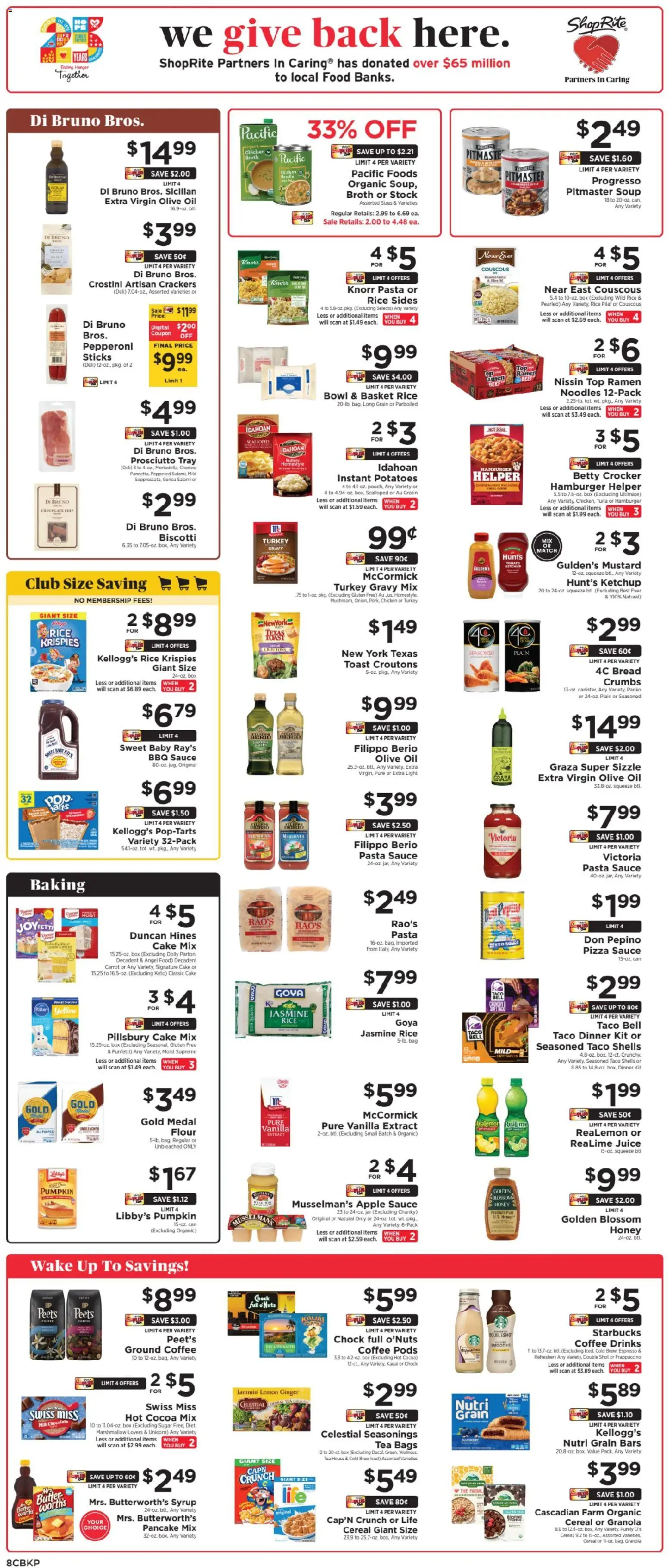 ShopRite Weekly Ad - valid from 24.10.2025 | Page: 10 | Products: Milk, Rice, Carrot, Pumpkin