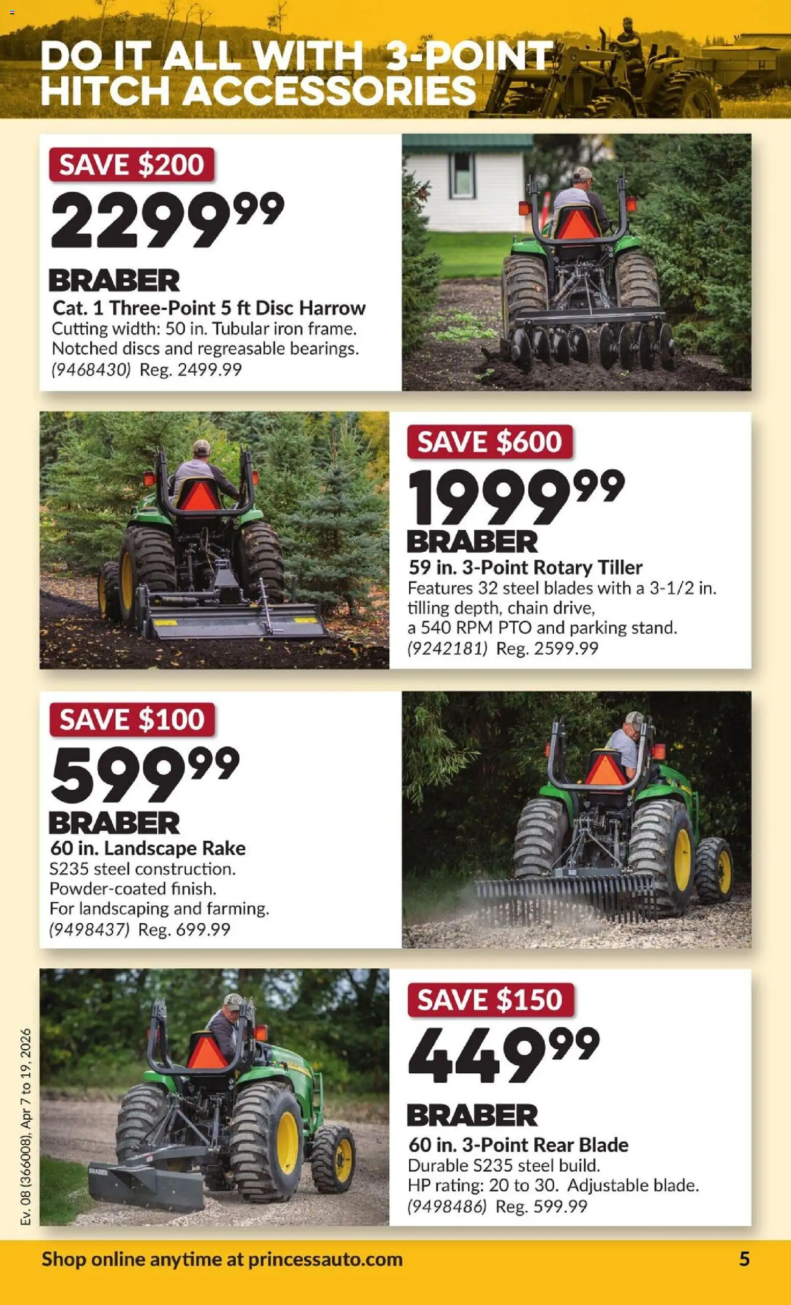 Princess Auto flyer valid from 07.04.2026 | Page: 11 | Products: Iron