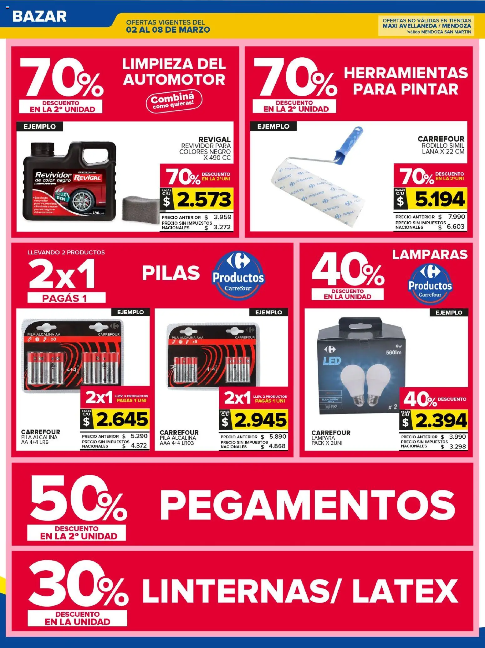 Carrefour Maxi catálogo │ válido desde el 02.03.2026 | Página: 27 | Productos: Pila, Pilas, Lámpara, Rodillo
