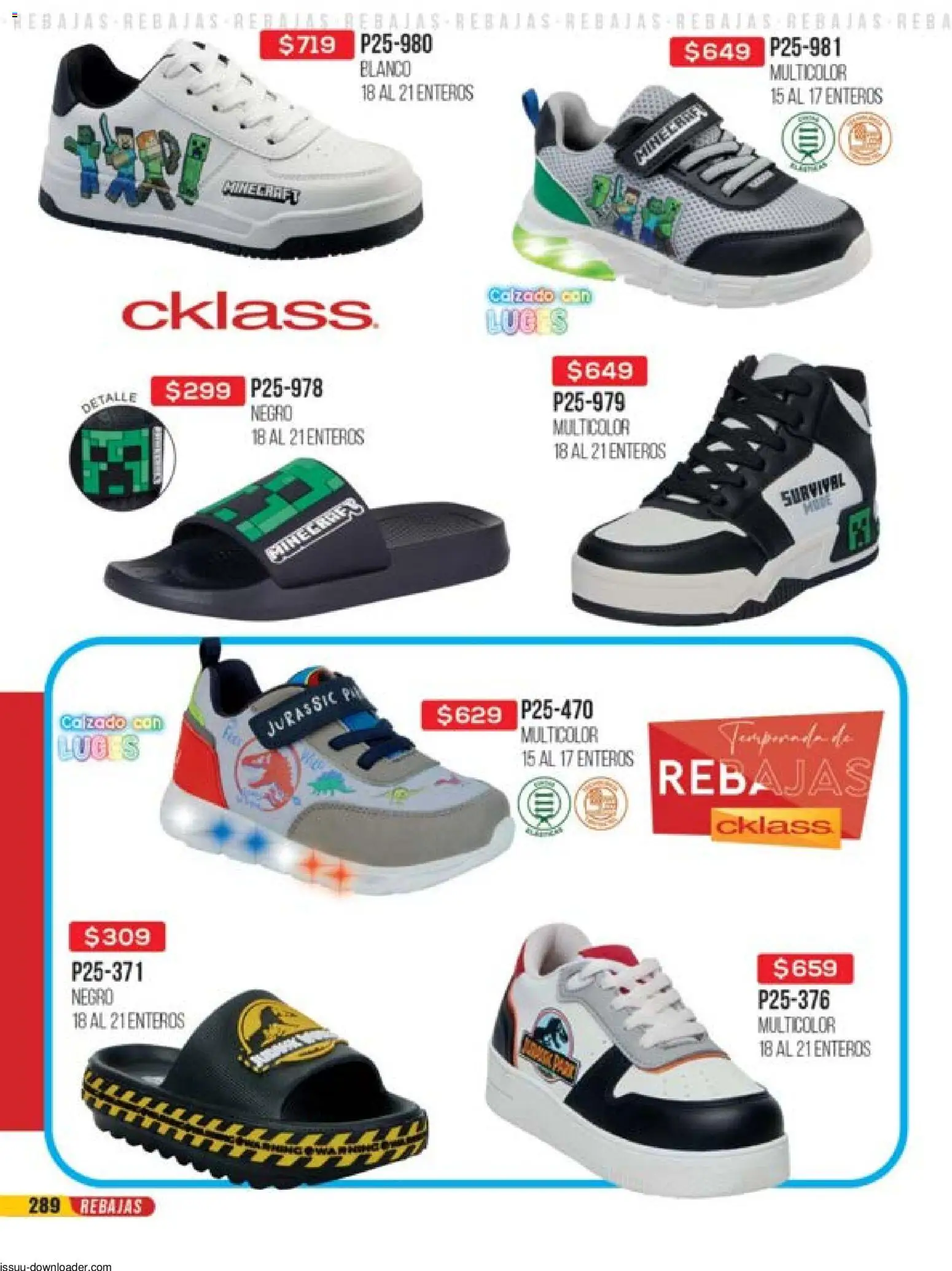 Nuevas ofertas de Cklass válidas en toda la República Mexicana desde el 31.10.2025. ¡Encuentra las mejores ofertas en Cklass catálogo Súper Rebajas Calzado! | Página: 290