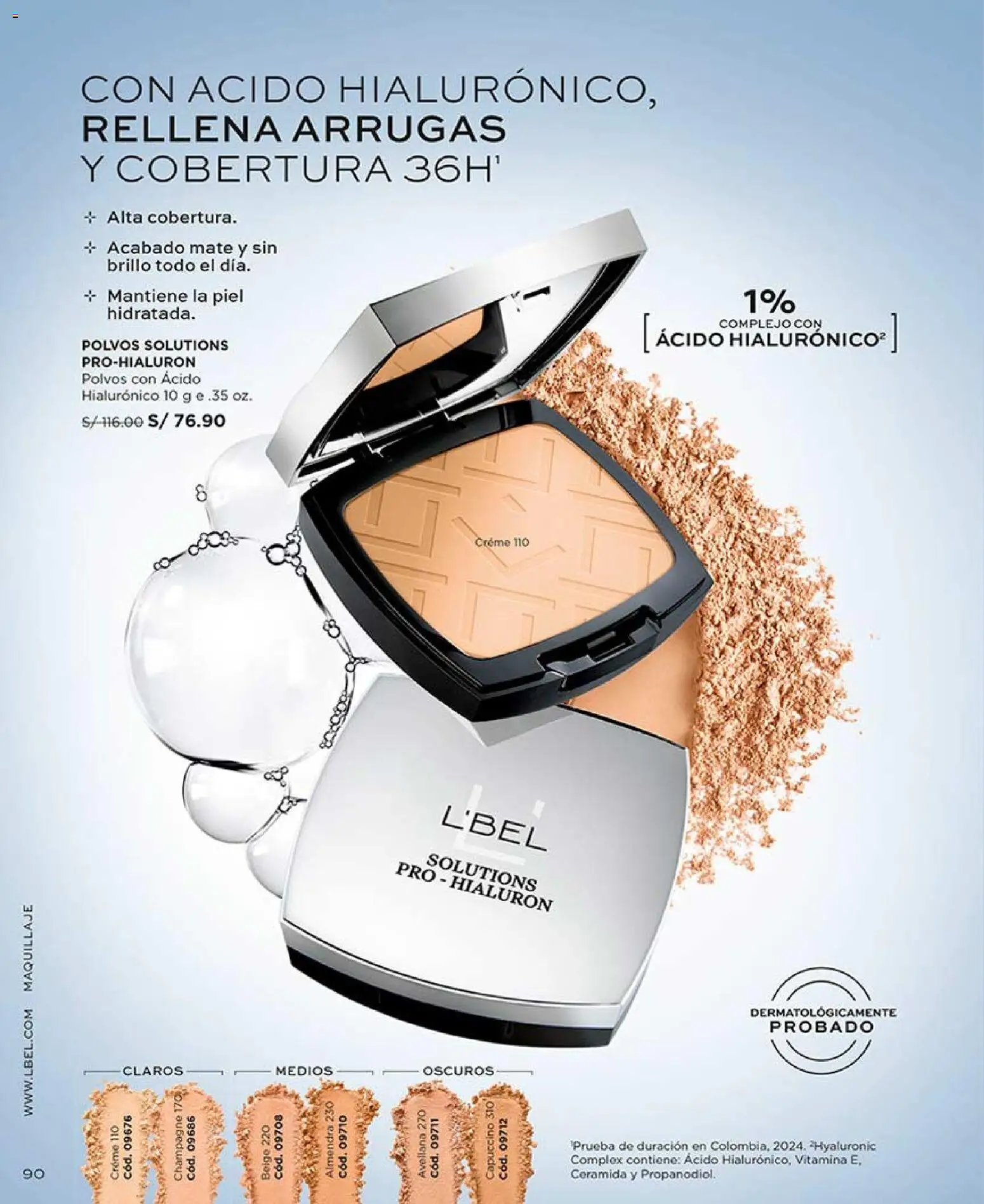 Catálogo L'Bel válido desde 04.04.2026 | Página: 90 | Productos: Maquillaje