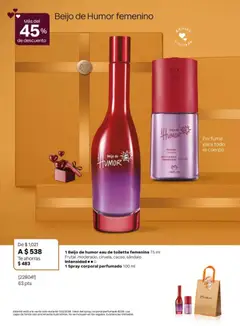 Vista previa de Natura campaña 3 2026, nuevo folleto de la tienda, válido en México a partir del 30.01.2026 | Página: 18 | Productos: Desodorante, Té, Perfume, Eau de toilette