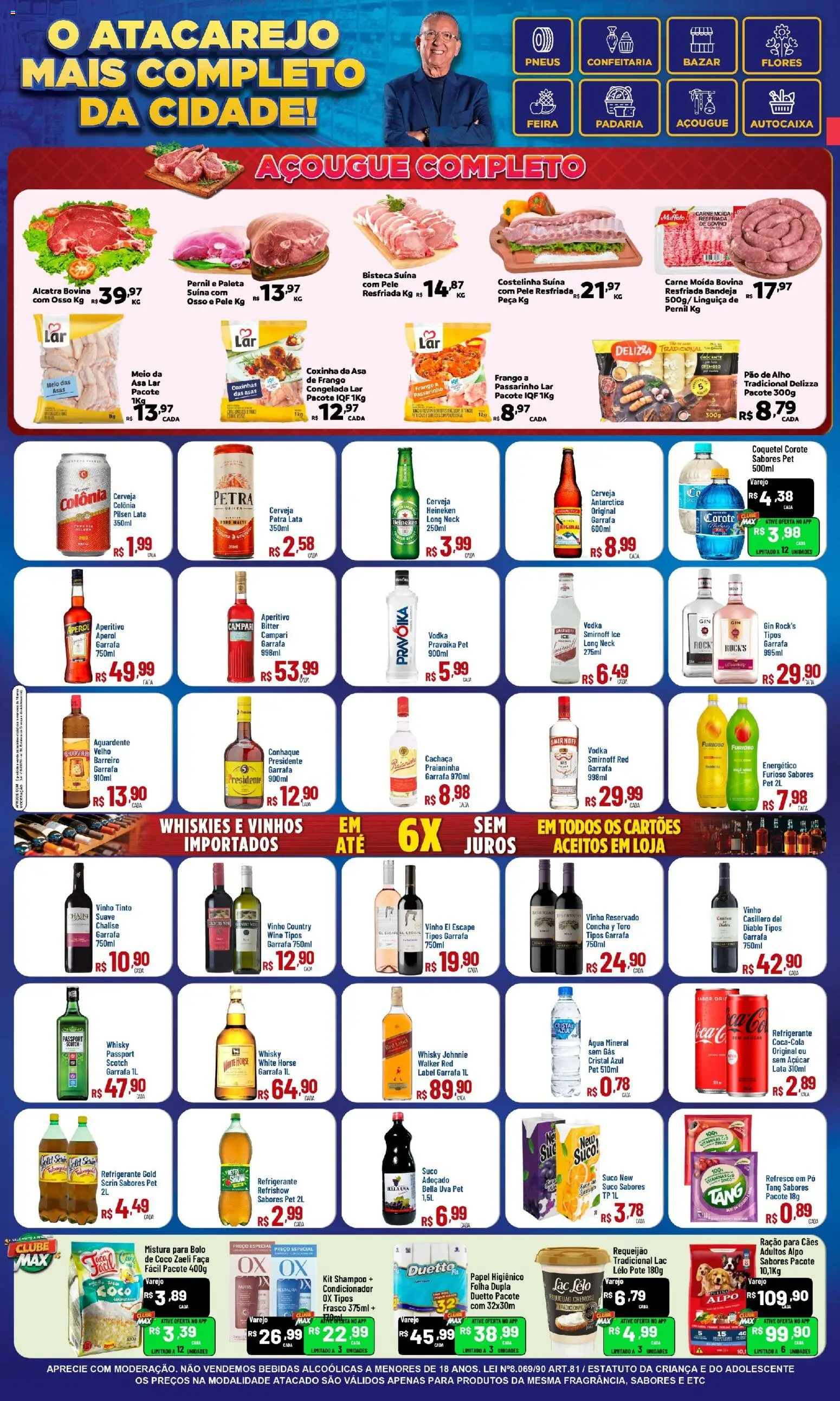 Max Atacadista Folheto - válido de 18.12.2025 | Página: 3 | Produtos: Vinho, Gin, Refrigerante, Campari