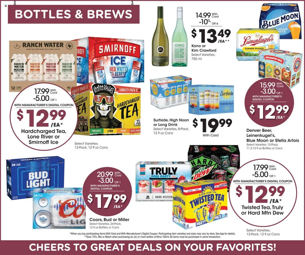 King Soopers Weekly Ad - valid from 09.07.2025 | Page: 10 | Products: Pineapple, Water, Lemon, Mango