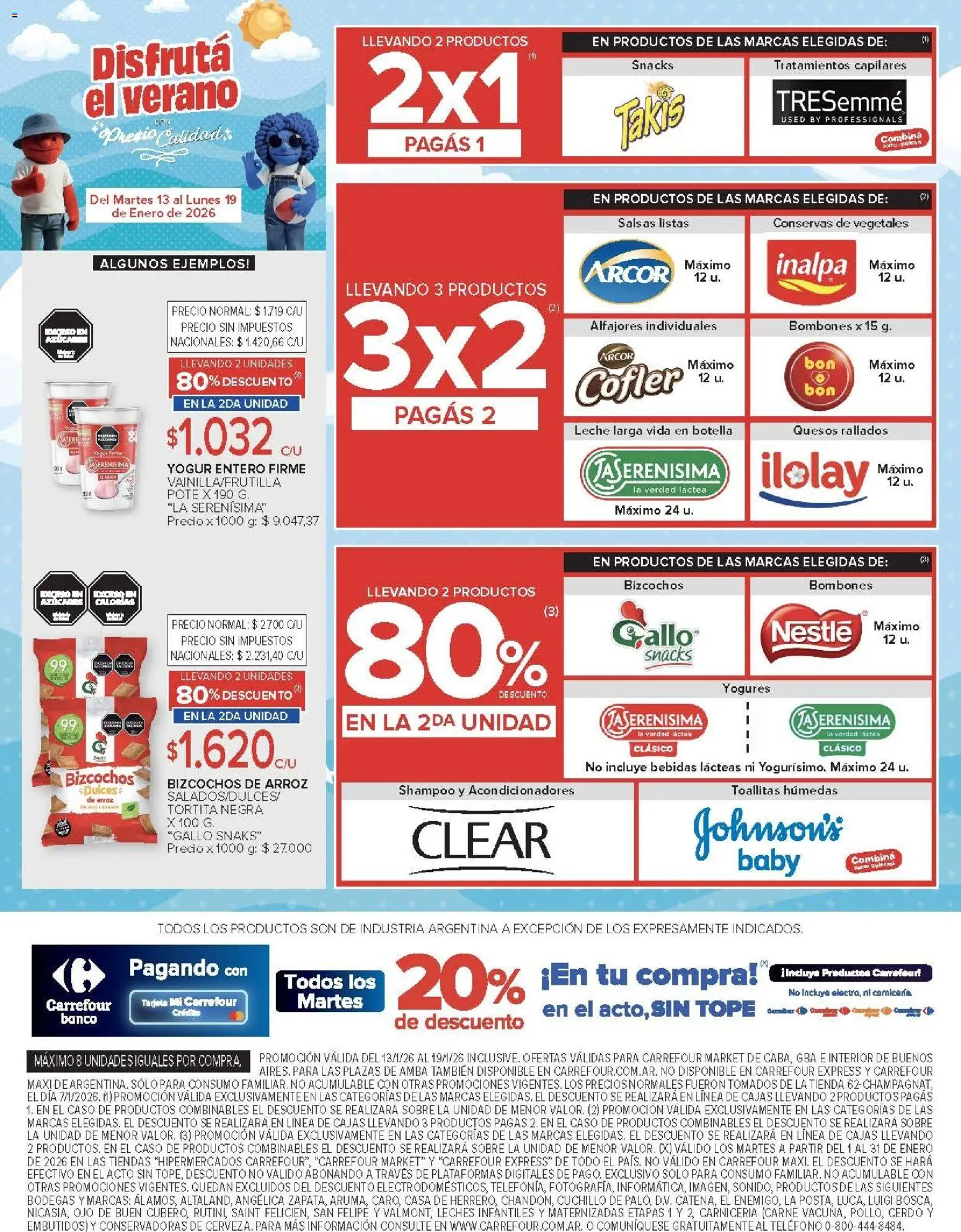 Carrefour ofertas │ válido desde el 13.01.2026 | Página: 41 | Productos: Caso, Banco, Bombones, Leche
