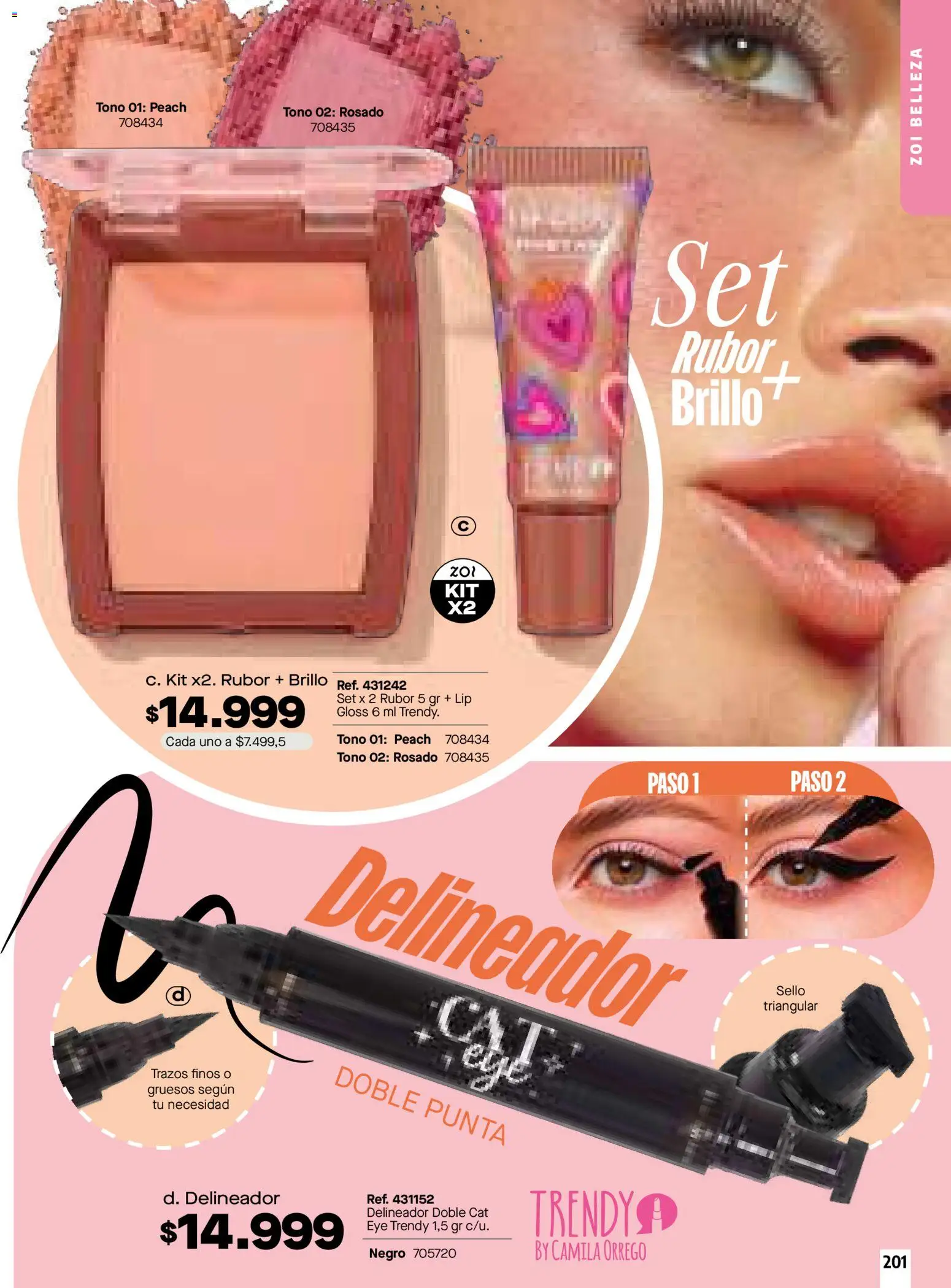 Pacifika revista - valida desde el 24.02.2026 | Página: 203 | Productos: Rubor, Brillo, Delineador