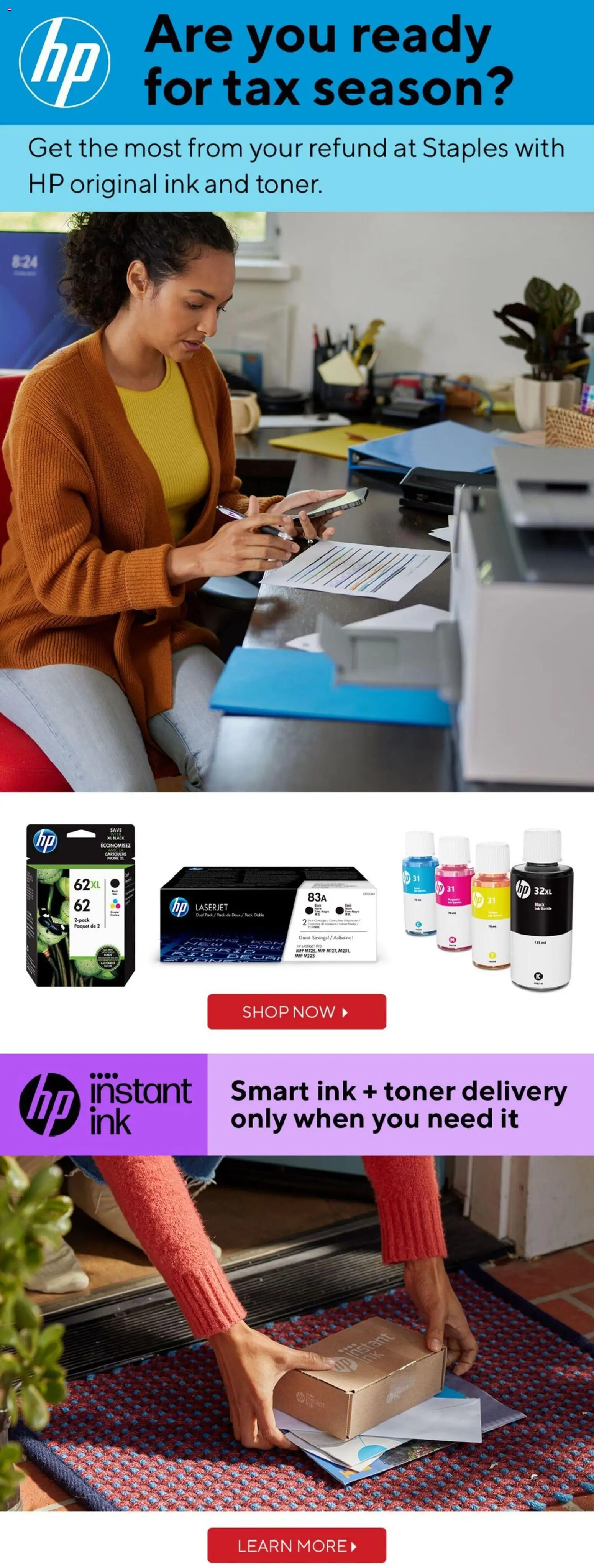 Staples flyer valid from 20.02.2026 | Page: 18 | Products: Toner