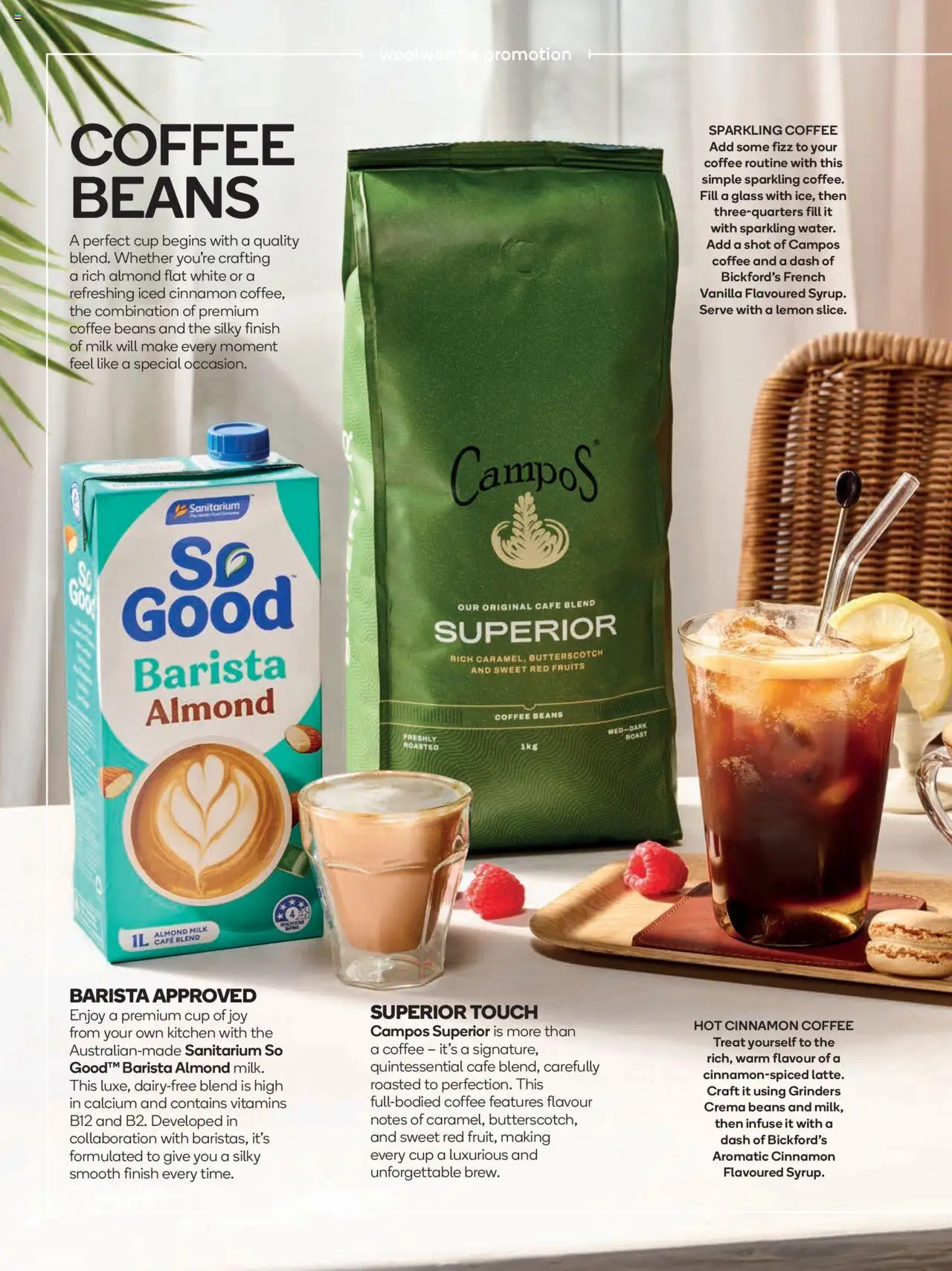 Woolworths catalogue - valid from 01.10.2025 | Page: 114 | Products: Milk, Coffee, Fruits, Lemon