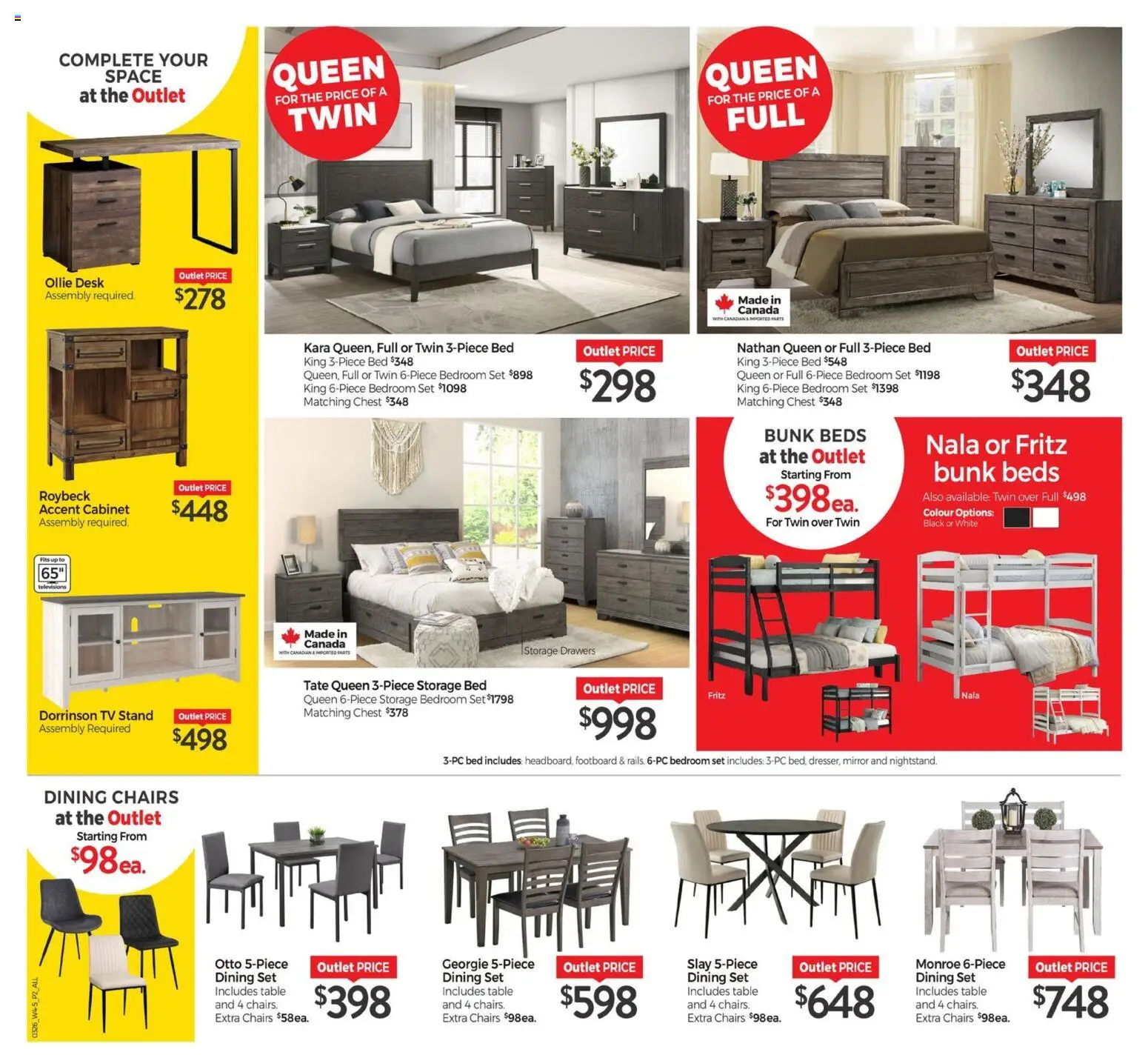 Tepperman's flyer valid from 27.03.2026 | Page: 2 | Products: Tv, Bed, Table, Mirror