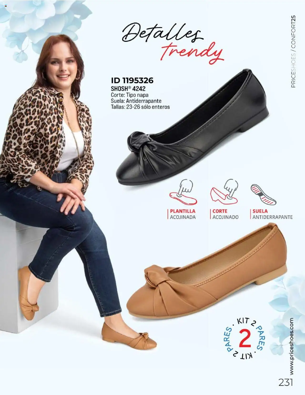 Nuevas ofertas de Price Shoes válidas en toda la República Mexicana desde el 10.02.2025. ¡Encuentra las mejores ofertas en Price Shoes catálogo Confort! | Página: 231