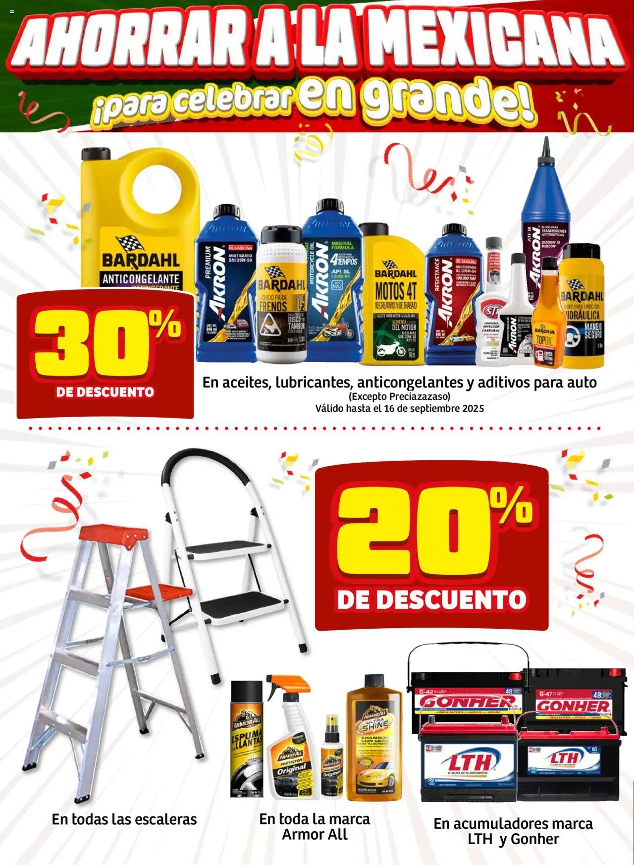 Nuevas ofertas de Soriana válidas en toda la República Mexicana desde el 10.09.2025. ¡Encuentra las mejores ofertas en Soriana - Ahorrar a la mexicana Mercado Nacional! | Página: 18 | Productos: Aceite, Cera, Disco
