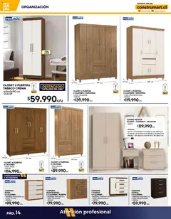 Construmart Ofertas válido desde el 01.02.2026 | Página: 14 | Productos: Almendra, Closet, Llave, Crema