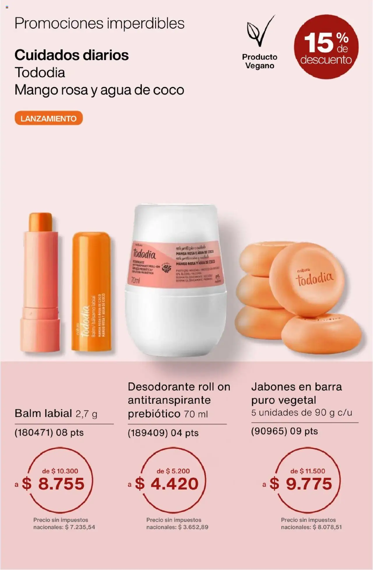 Natura - Catálogo Ciclo 15 │ válido desde el 01.10.2025 | Página: 39 | Productos: Manga, Desodorante, Antitranspirante, Mango