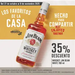 Vista previa de Bodegas Alianza catálogo Los Favoritos , nuevo folleto de la tienda, válido en México a partir del 27.10.2025