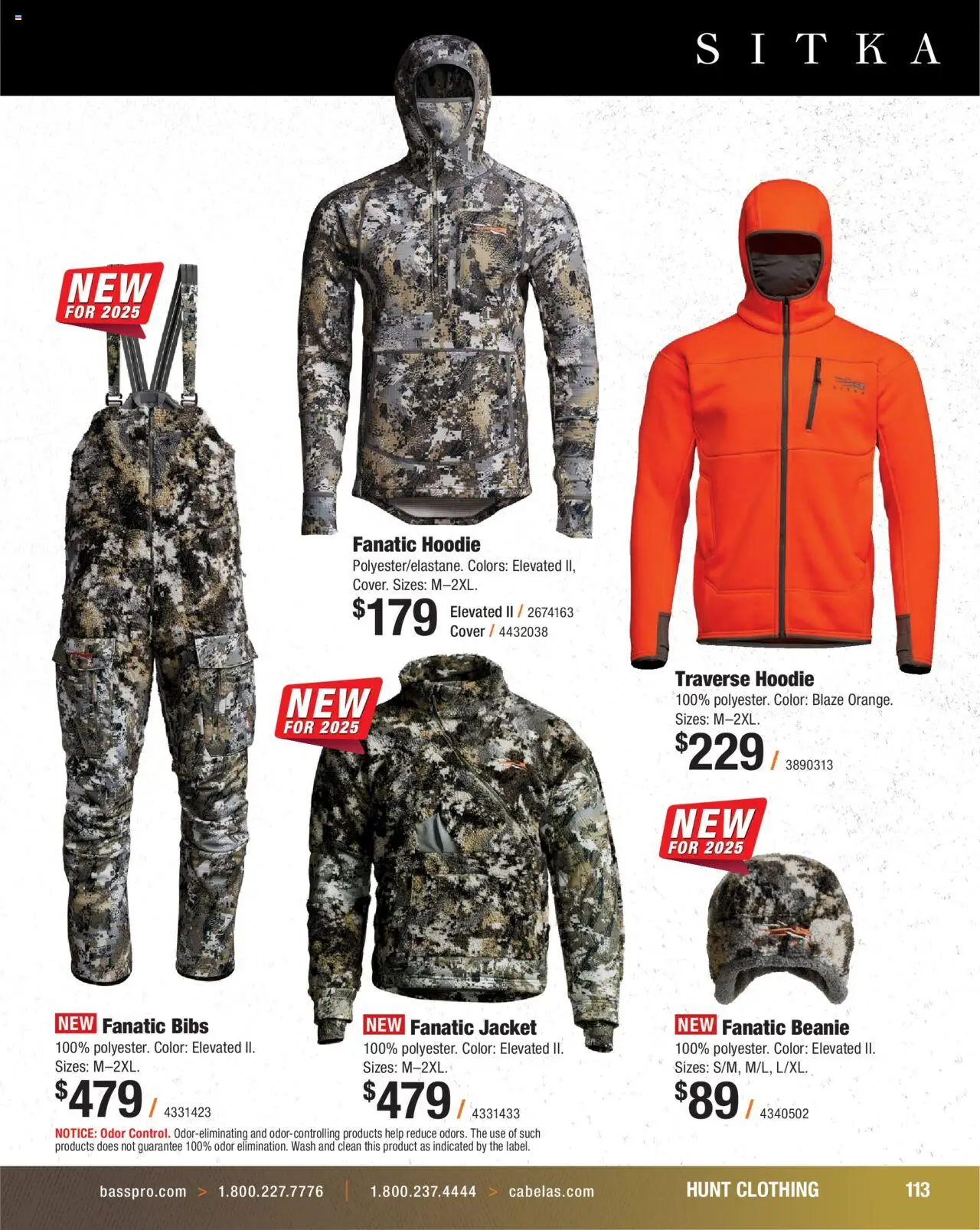 Cabela's Hunting Master 25 - valid from 11.08.2025 | Page: 113 | Products: Hoodie, Jacket