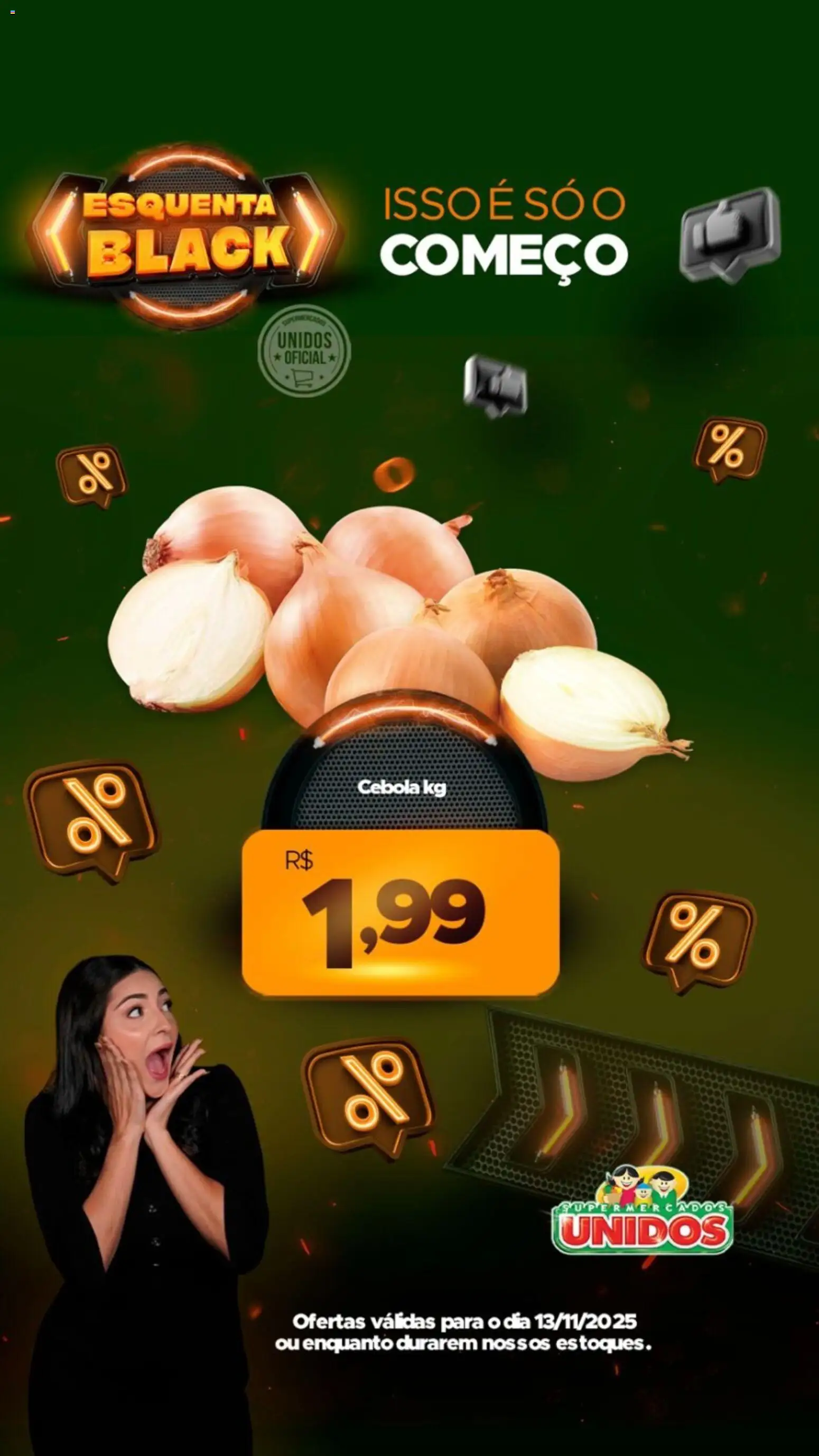 Supermercados Unidos Folheto - válido de 13.11.2025 | Página: 4 | Produtos: Cebola