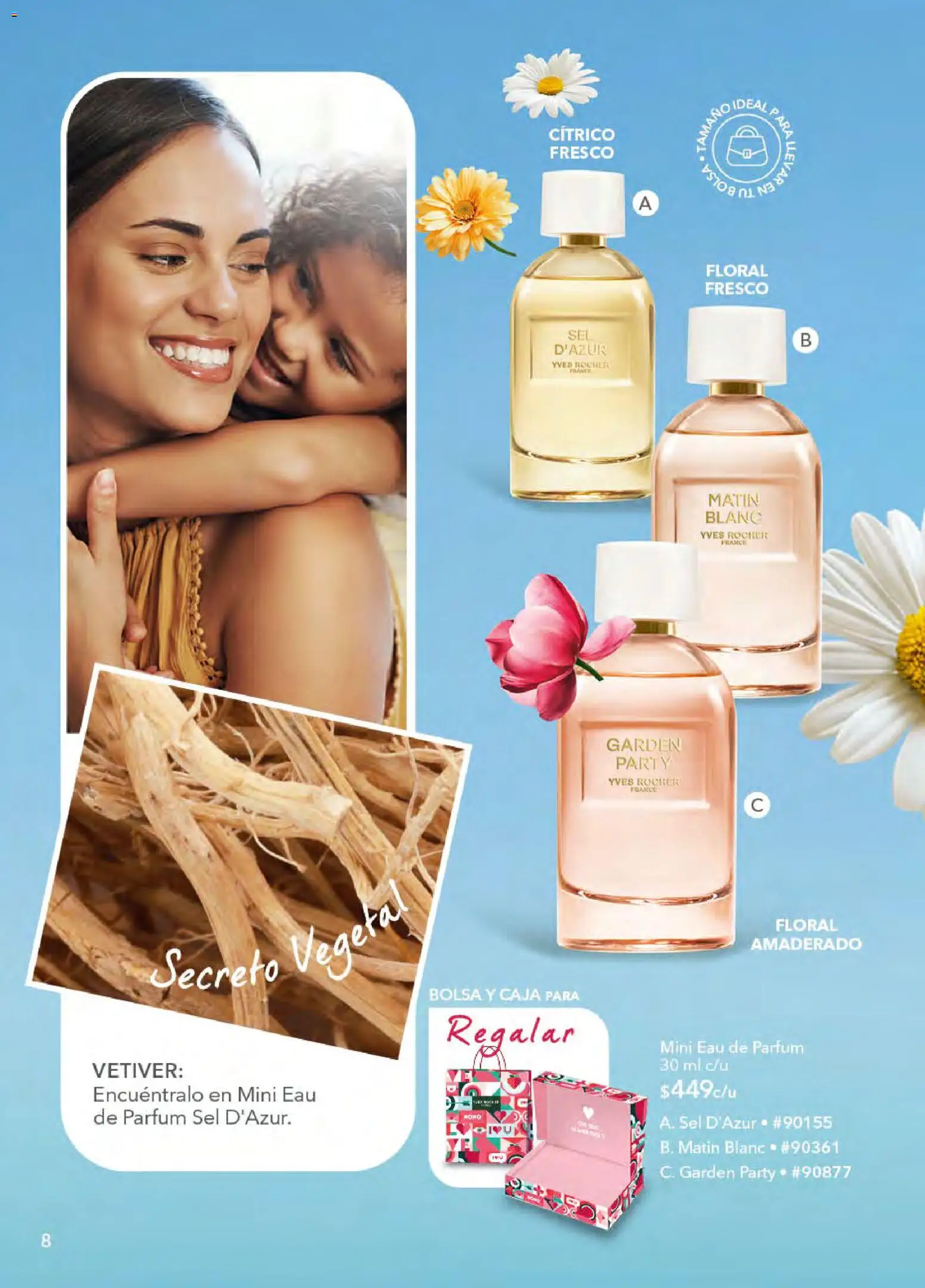 Nuevas ofertas de Yves Rocher válidas en toda la República Mexicana desde el 21.04.2026. ¡Encuentra las mejores ofertas en Yves Rocher campaña 6 2026! | Página: 8 | Productos: Bolsa, Caja