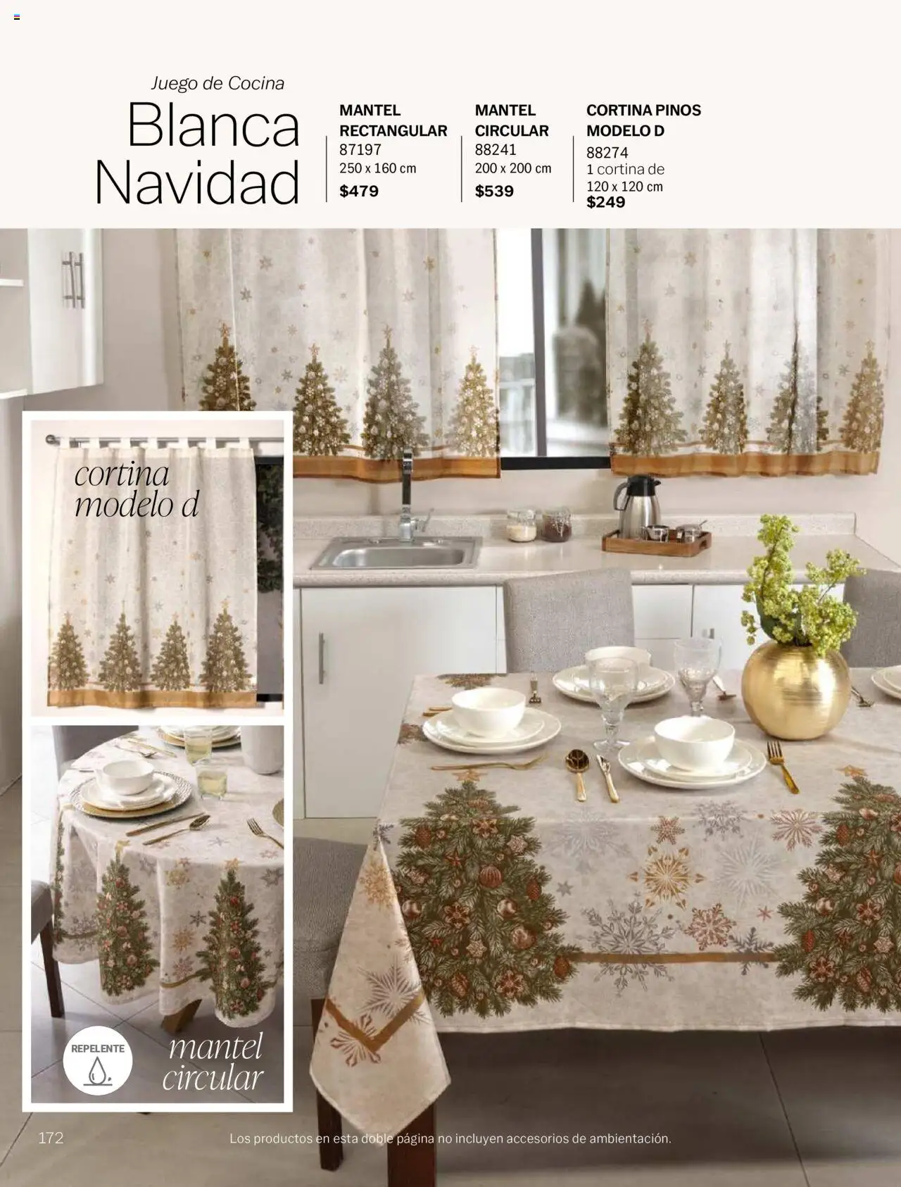 Nuevas ofertas de Vianney válidas en toda la República Mexicana desde el 15.08.2025. ¡Encuentra las mejores ofertas en Vianney - Catálogo Invierno! | Página: 174 | Productos: Mantel, Juego, Repelente, Cocina