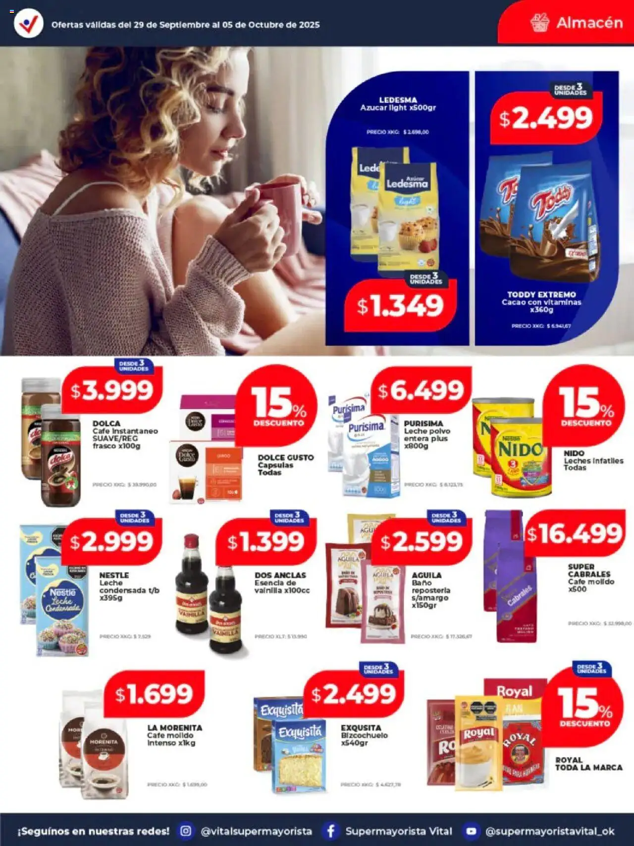 Vital - Ofertas Resistencia │ válido desde el 30.09.2025 | Página: 12 | Productos: Vitaminas, Baño, Frasco, Leche