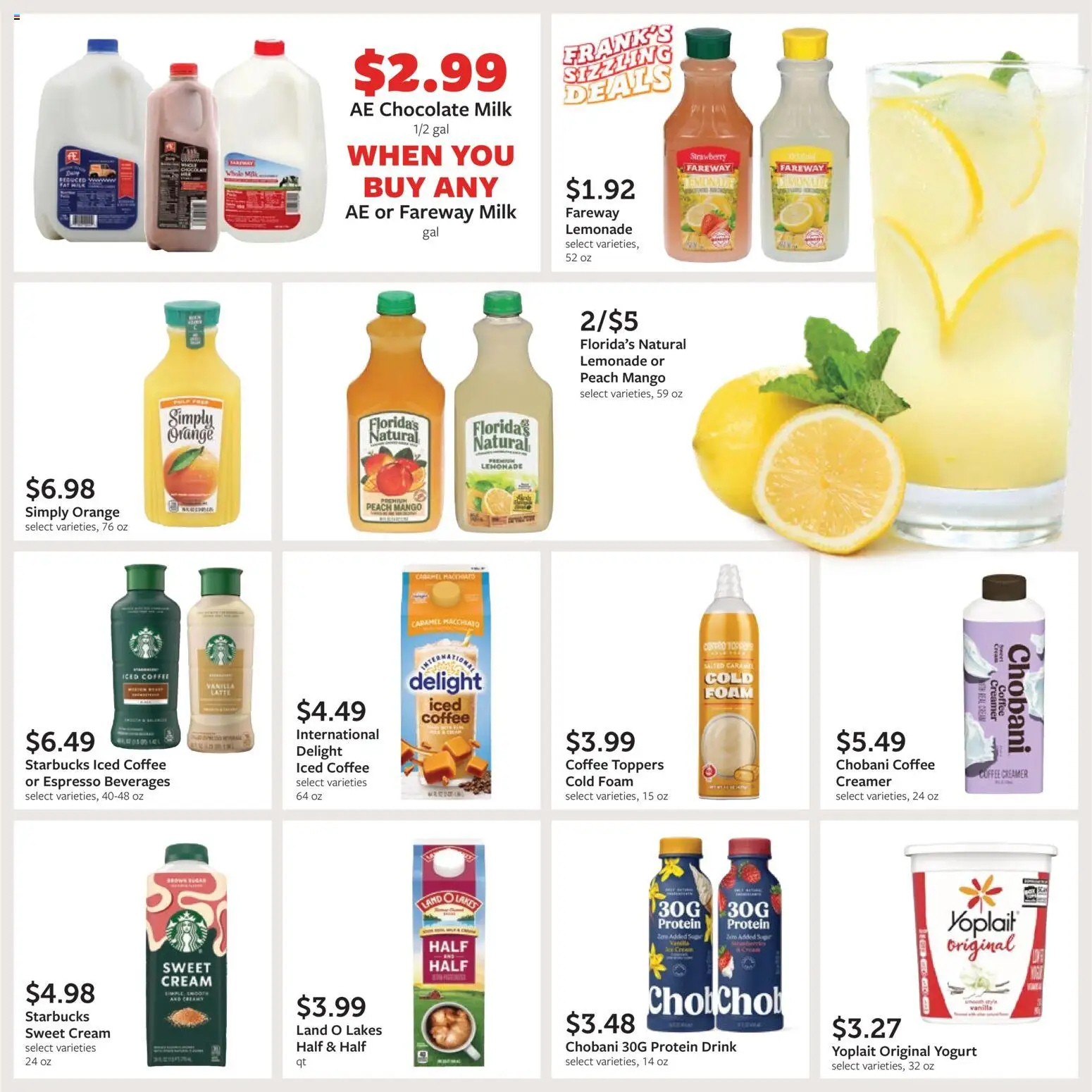 Fareway Monthly Ad - valid from 30.03.2026 | Page: 24 | Products: Yogurt, Cream, Peach, Toppers