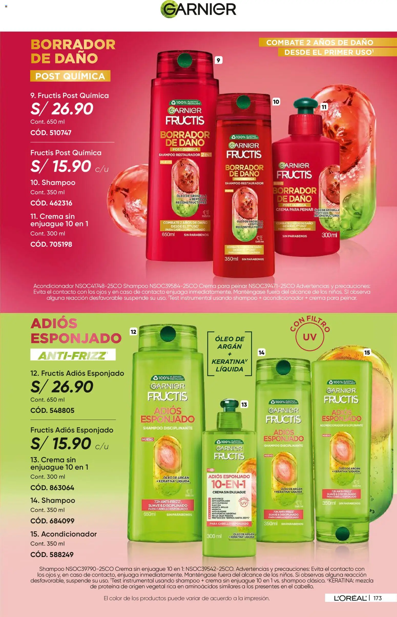 Catálogo Azzorti válido desde 16.02.2026 | Página: 176 | Productos: Shampoo, Acondicionador, Crema