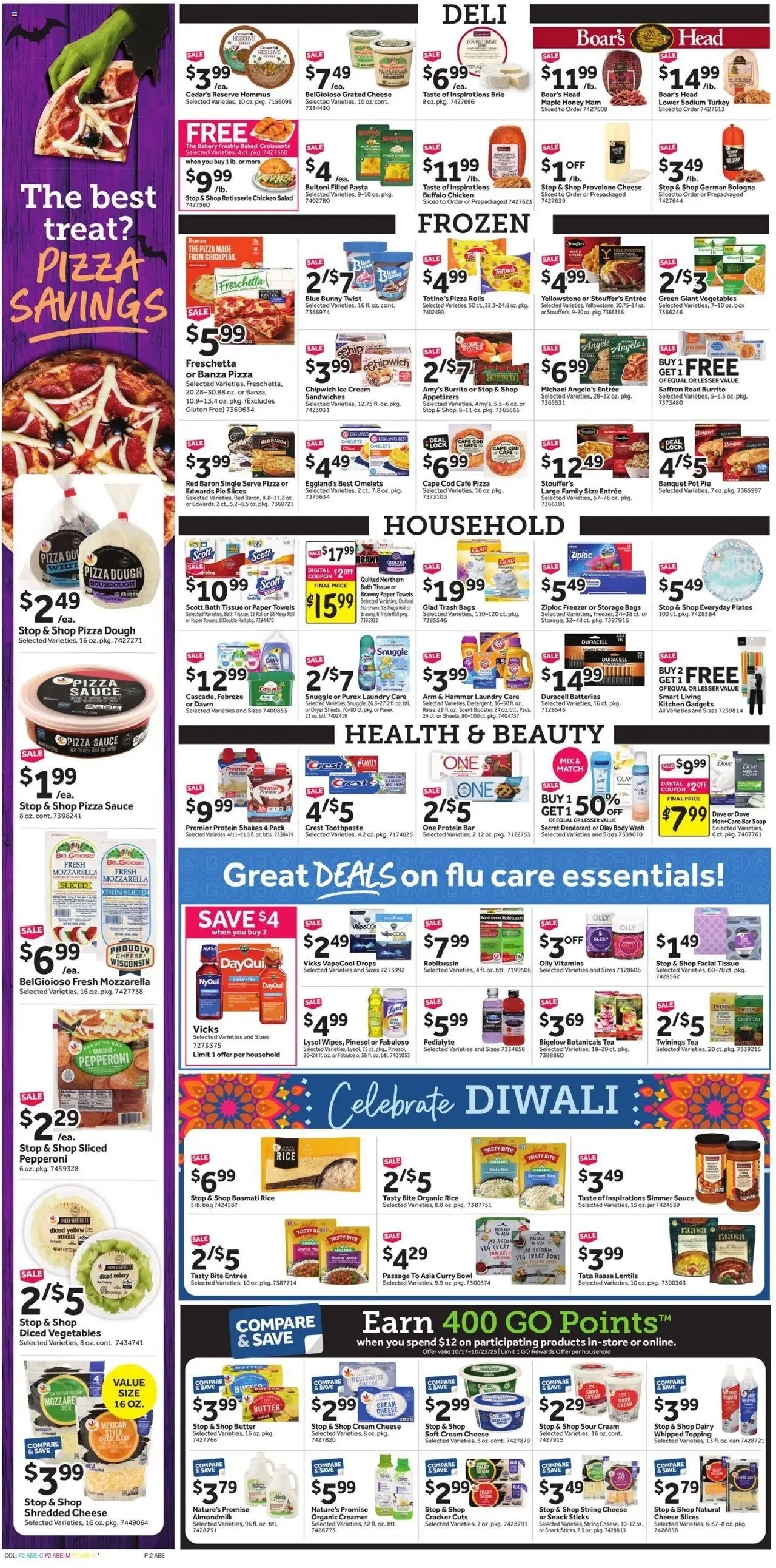 Stop & Shop Weekly Circular - NY - valid from 17.10.2025 | Page: 3 | Products: Bath, Butter, Vegetables, Freezer
