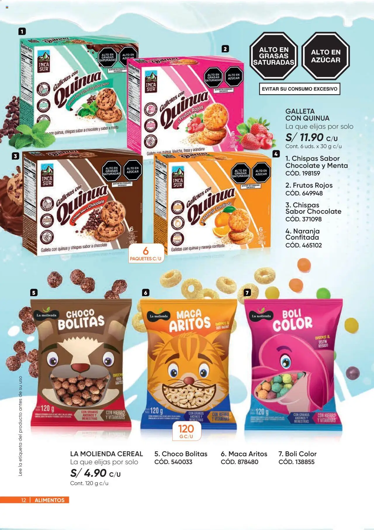 Catálogo Azzorti válido desde 15.09.2025 | Página: 12 | Productos: Chocolate, Galletas