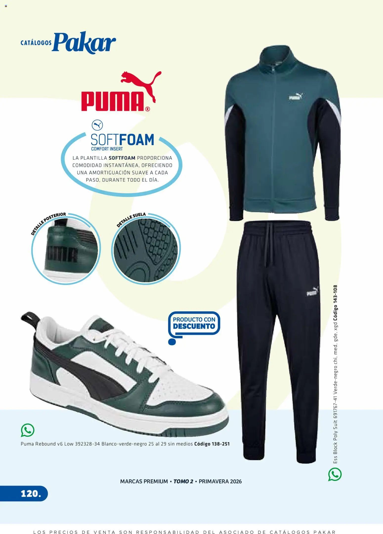 Nuevas ofertas de SC Pakar válidas en toda la República Mexicana desde el 27.02.2026. ¡Encuentra las mejores ofertas en SC Pakar catálogo Premium Men Tomo 2! | Página: 120