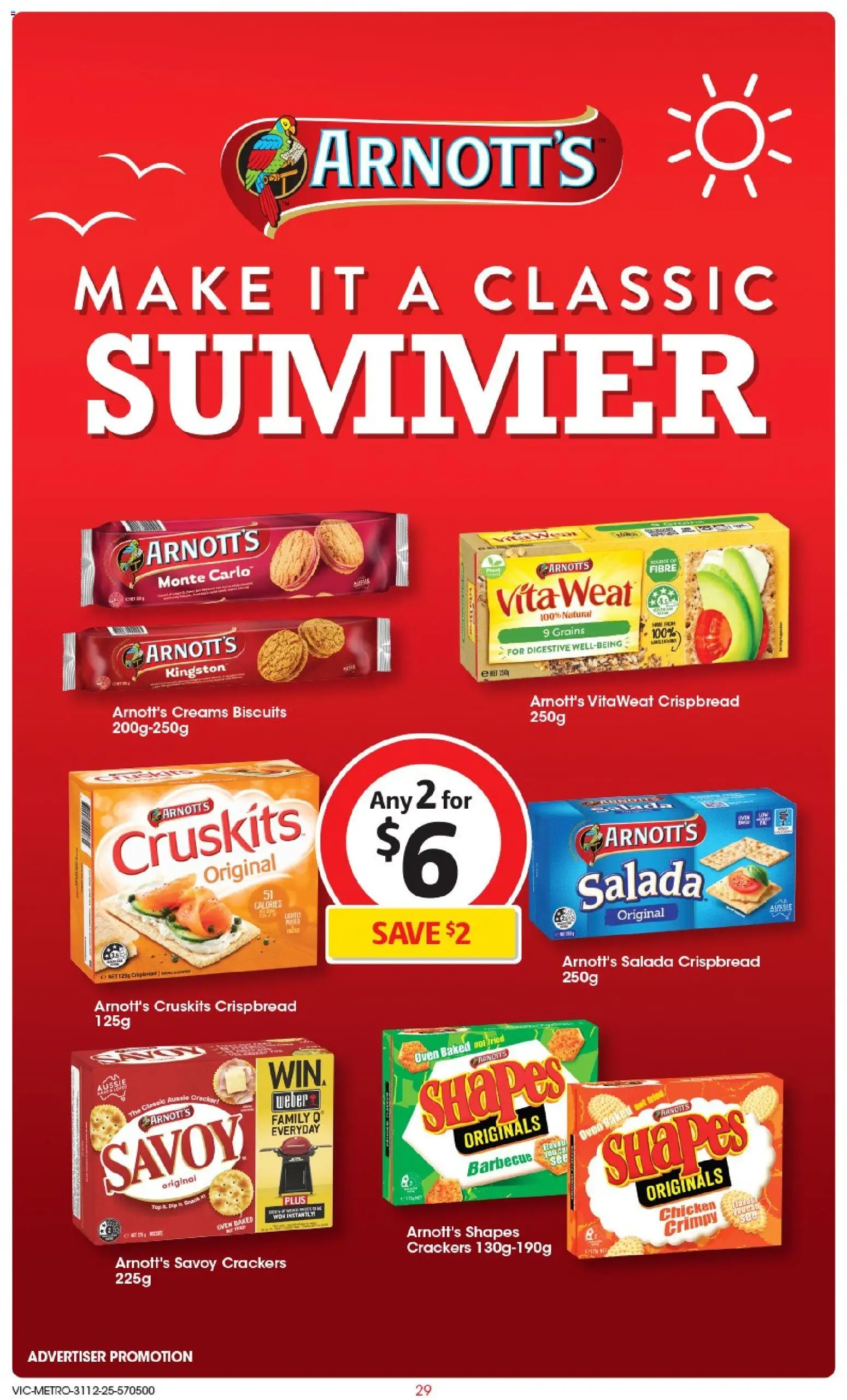Coles catalogue - valid from 31.12.2025 | Page: 30 | Products: Crackers, Chicken, Biscuits, Oven