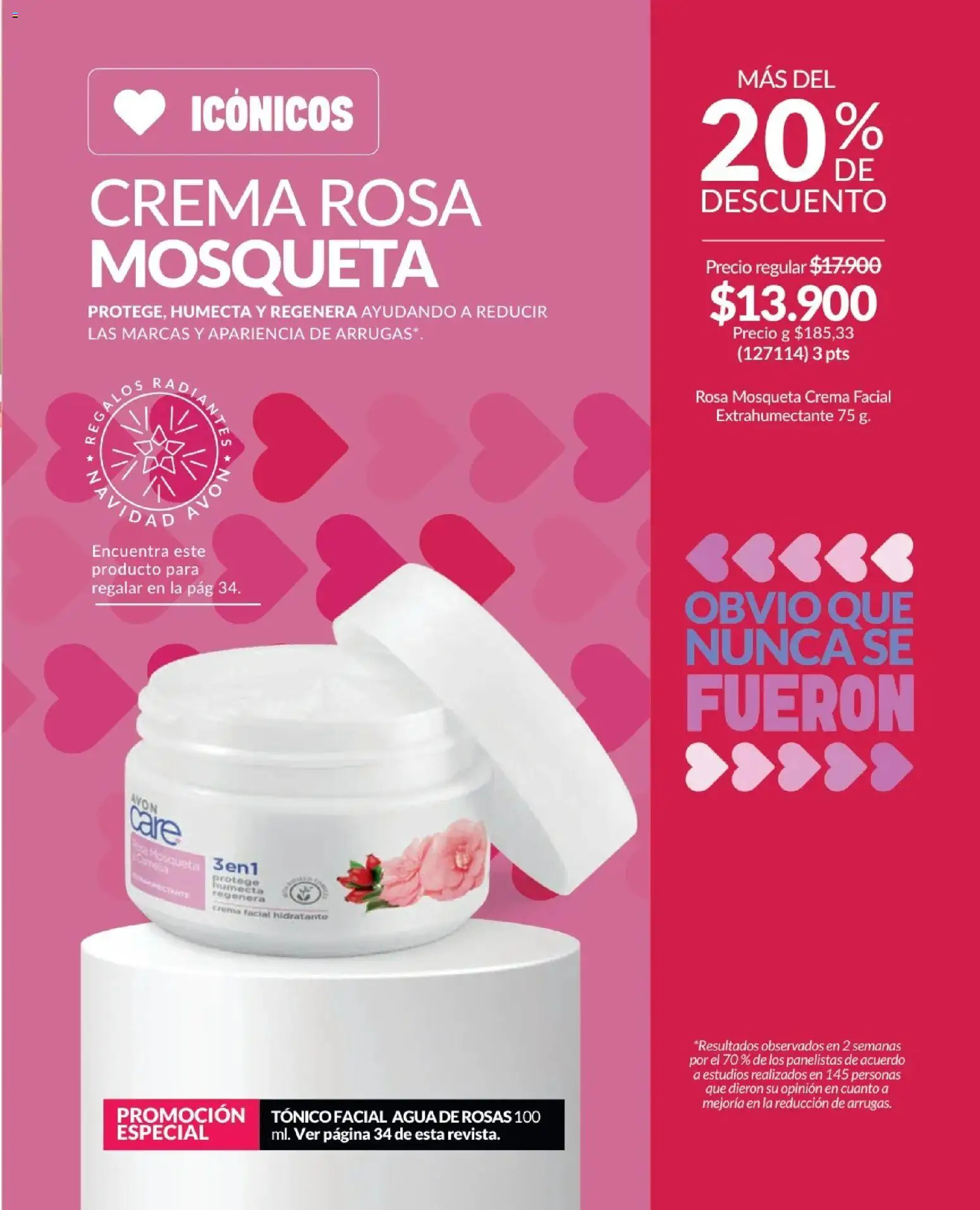 Avon revista - valida desde el 01.12.2025 | Página: 112 | Productos: Agua, Crema, Magdalena