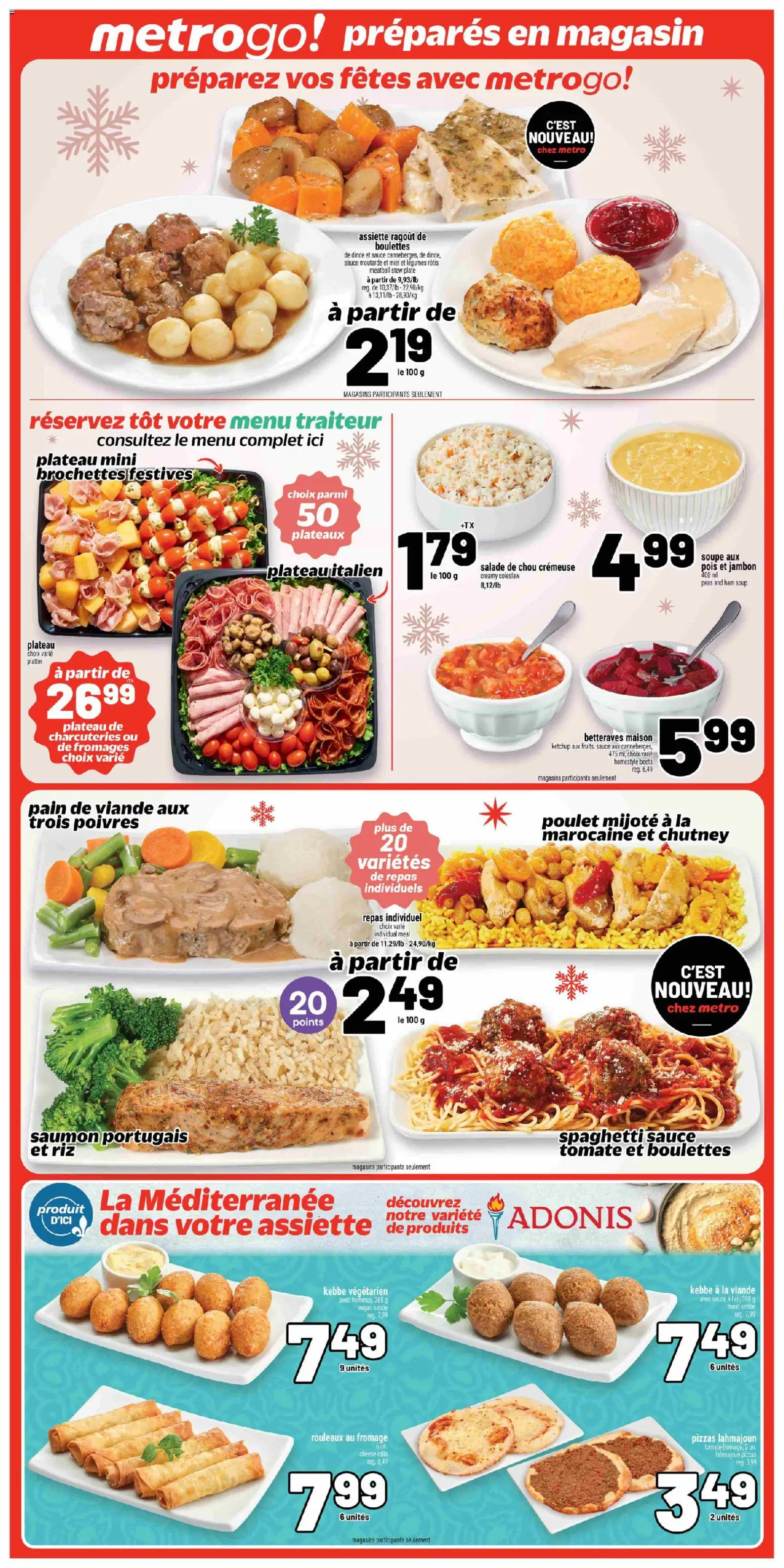 Metro flyer valid from 27.11.2025 | Page: 14 | Products: Ketchup, Cheese, Ham