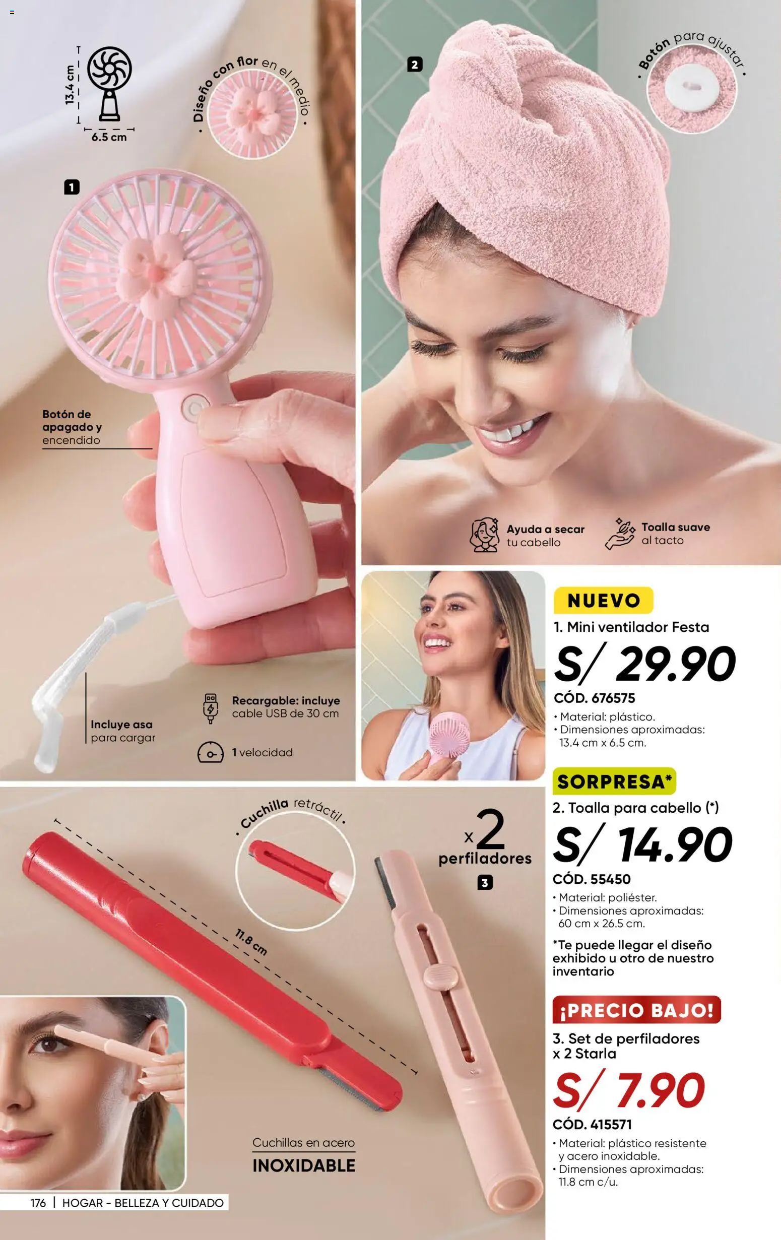 Catálogo Azzorti válido desde 24.11.2025 | Página: 178 | Productos: Toalla, Cable, USB, Ventilador