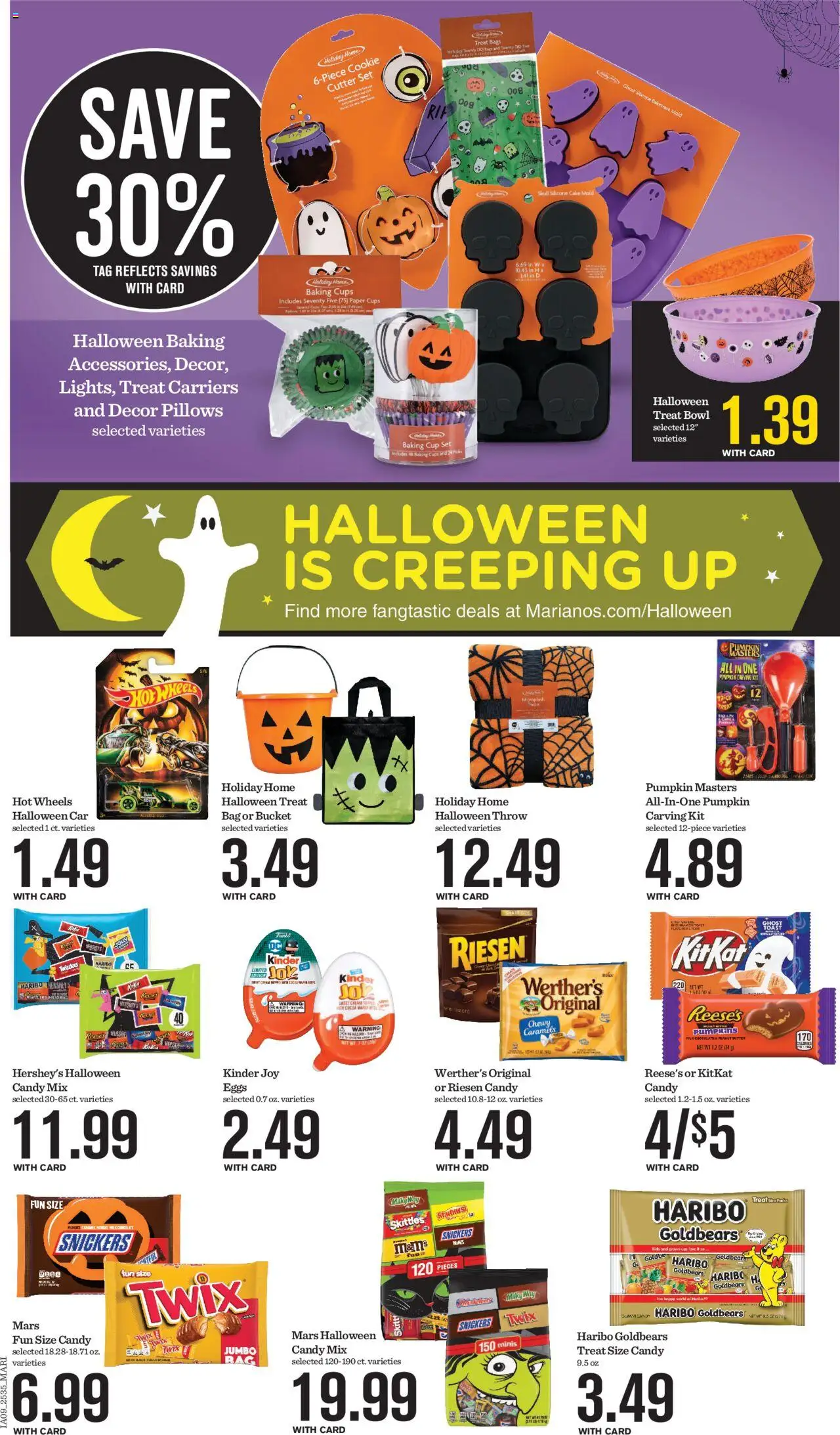 Mariano's Weekly Ad - valid from 01.10.2025 | Page: 12 | Products: Milk, Pumpkin, Bag, Cutter