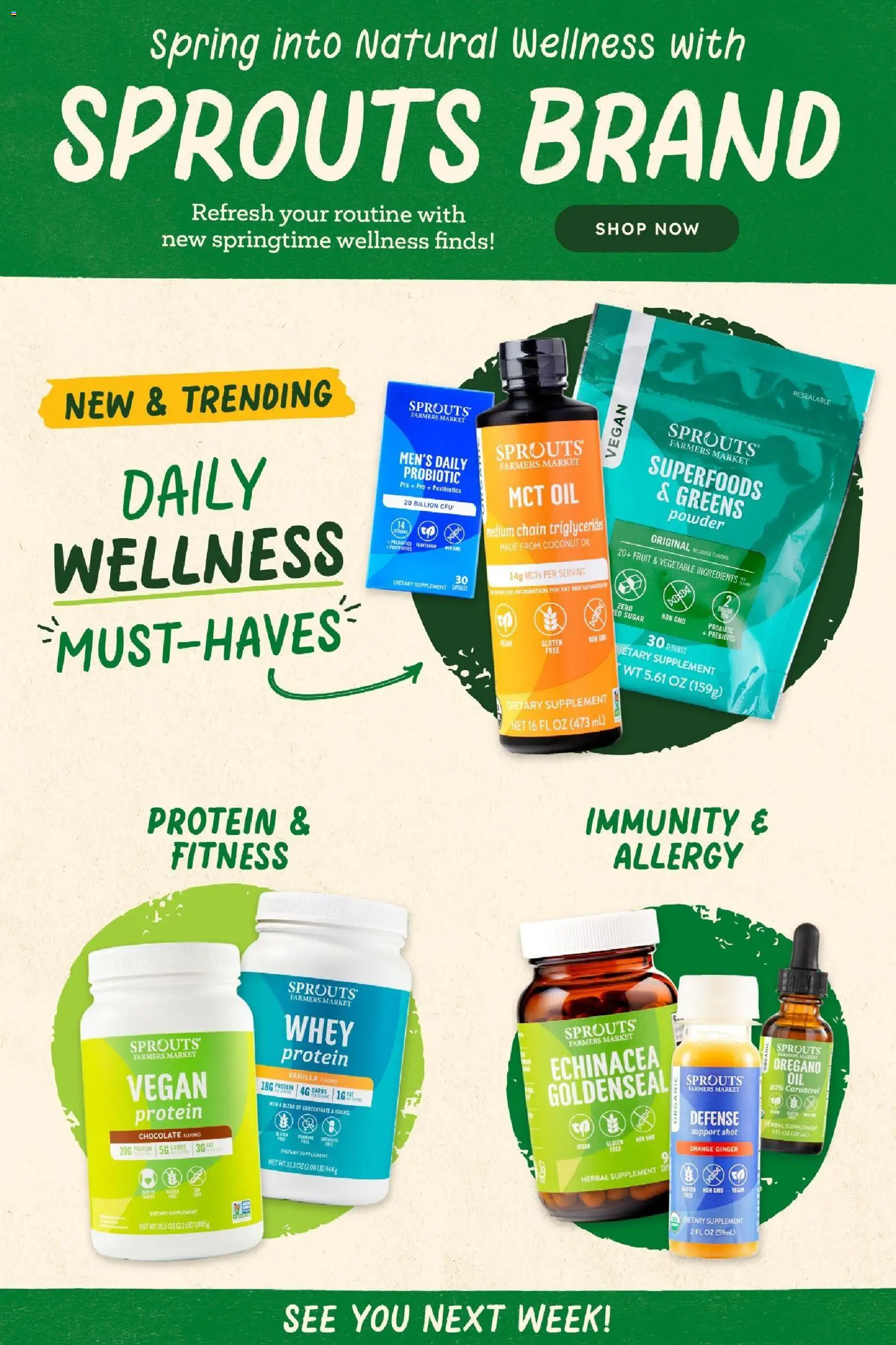 Sprouts Weekly Ad - valid from 22.04.2026 | Page: 13 | Products: Ginger, Oil, Chocolate, Sugar